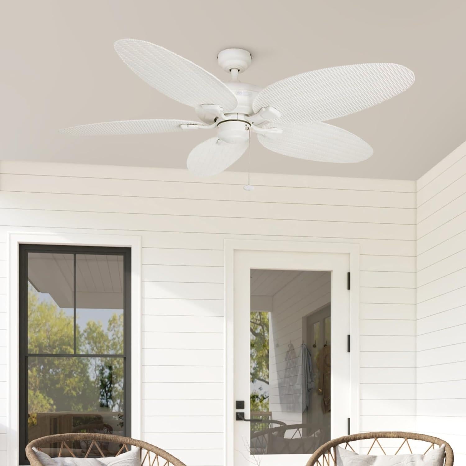 Ventilador de Techo Honeywell Duval 132 cm Tropical Blanco