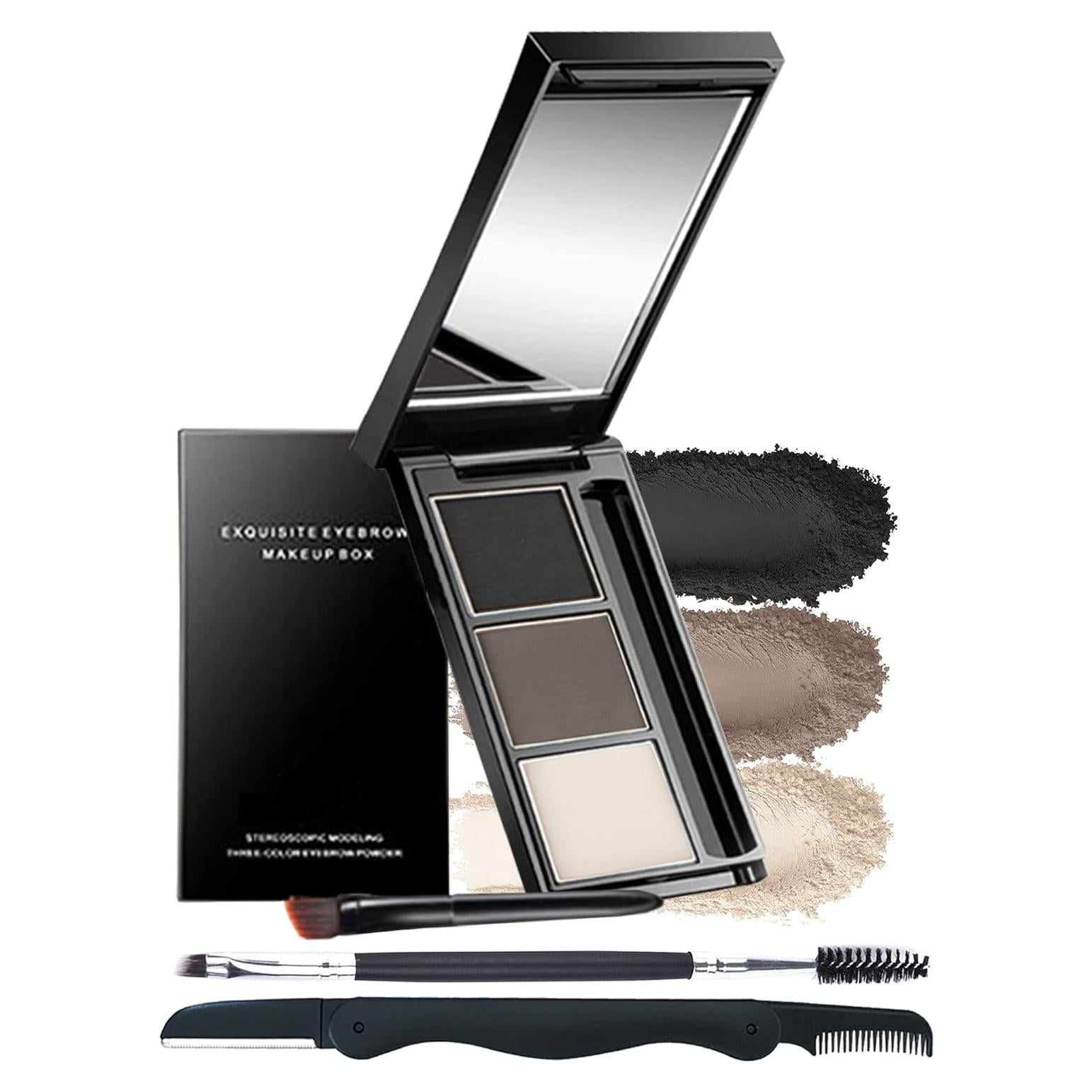 Kit de Maquillaje para Cejas 3 Colores - A Prueba de Agua