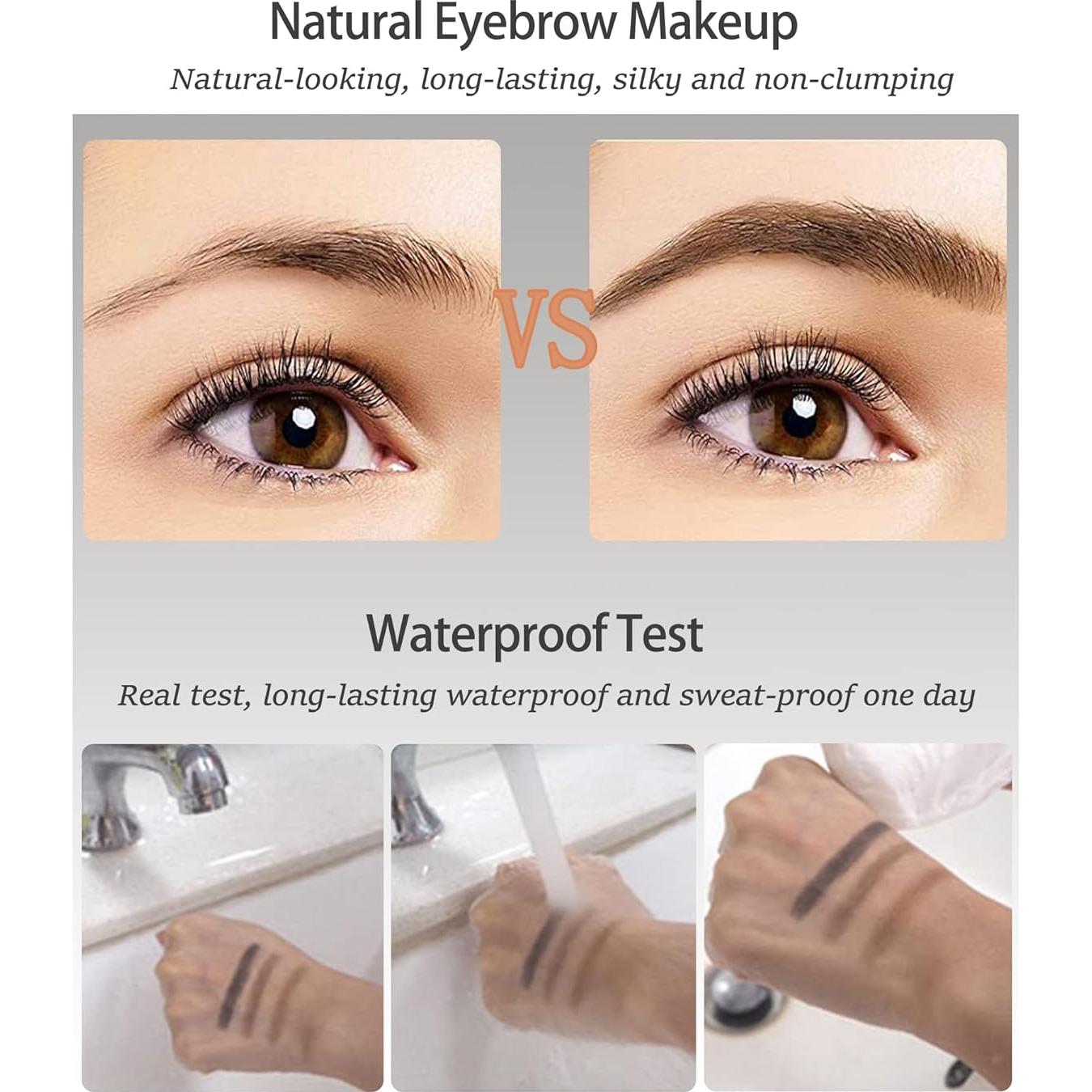 Kit de Maquillaje para Cejas 3 Colores - A Prueba de Agua