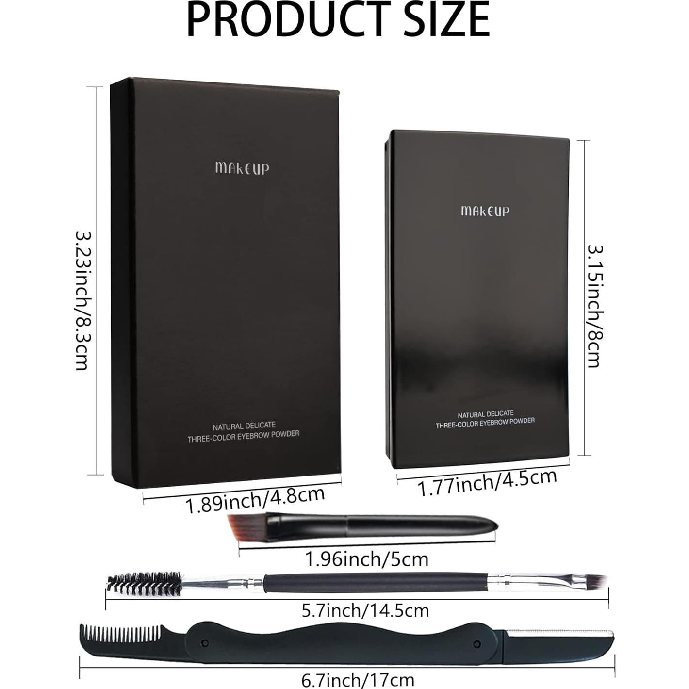 Kit de Maquillaje para Cejas 3 Colores - A Prueba de Agua