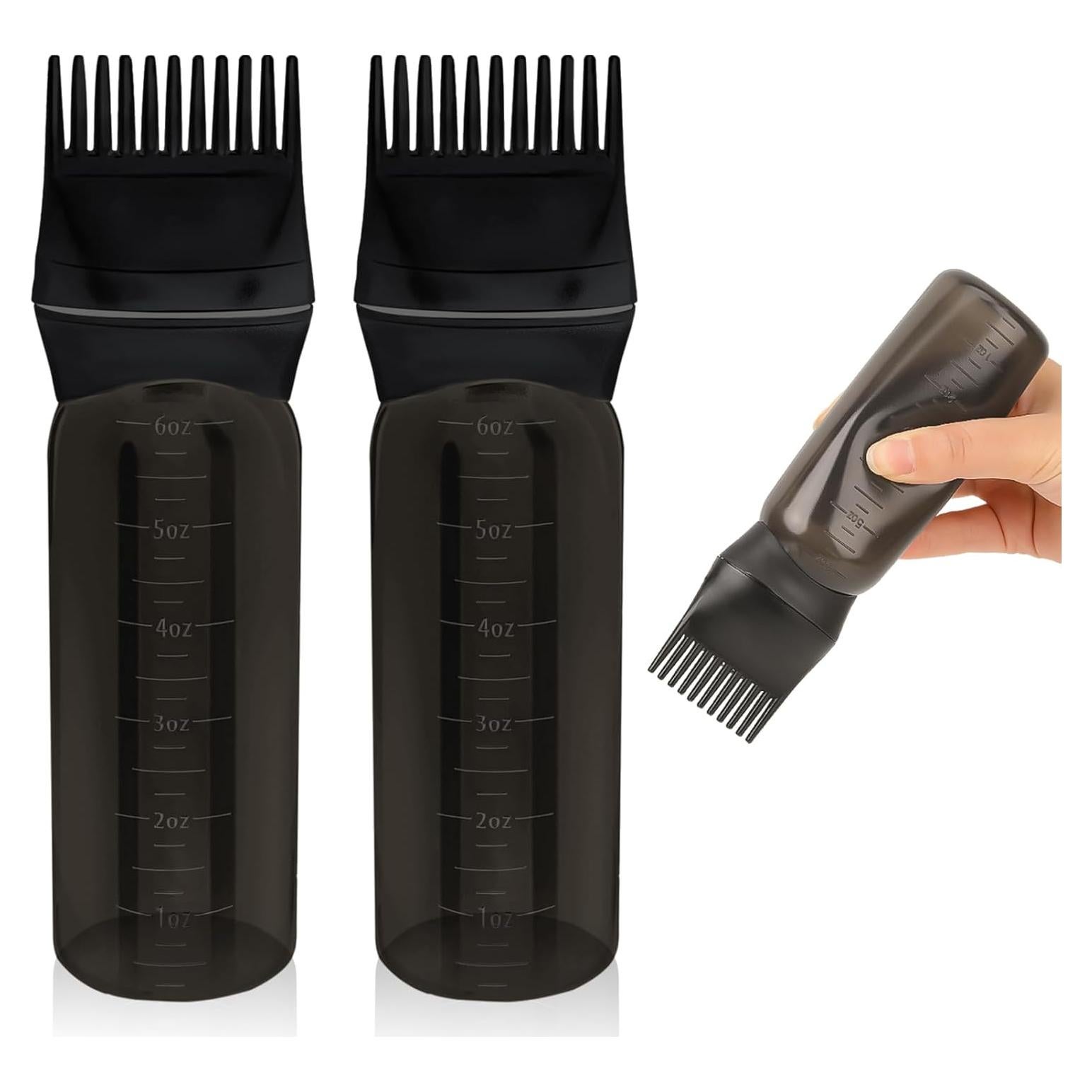 Aplicador de Peine Raíz MOZEAT LENS 2 Piezas 177ml Negro