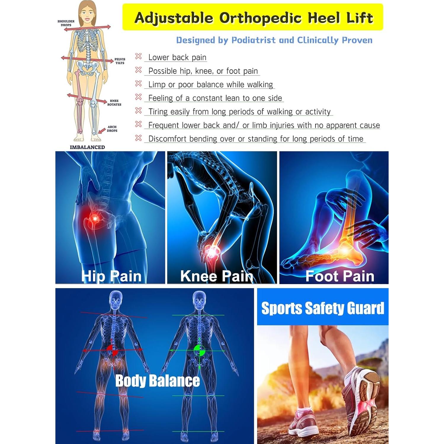 Plantillas para Fascitis Plantar YouthBelief - Soporte Arco 2 Pares