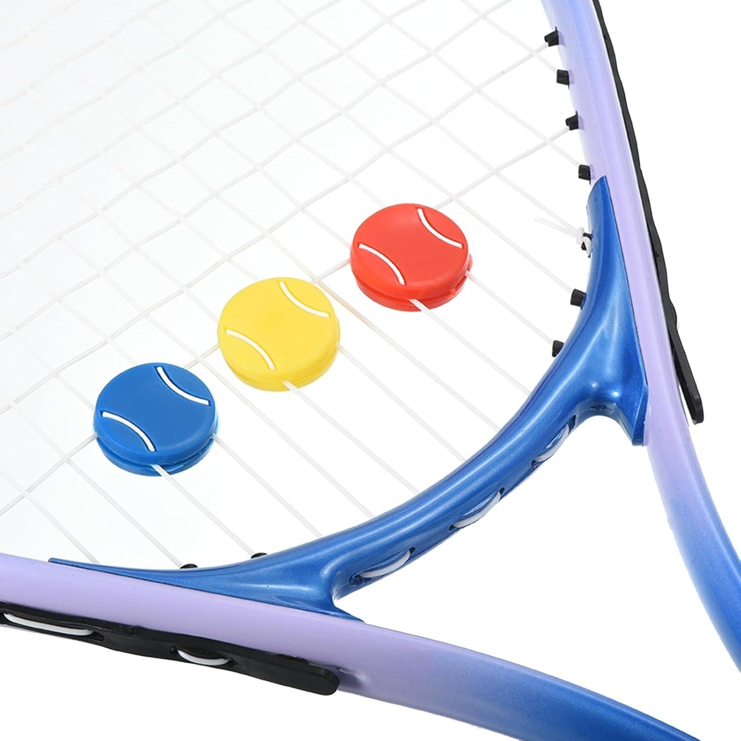 Amortiguador de Vibraciones PATIKIL para Raqueta de Tenis - Silicona Azul