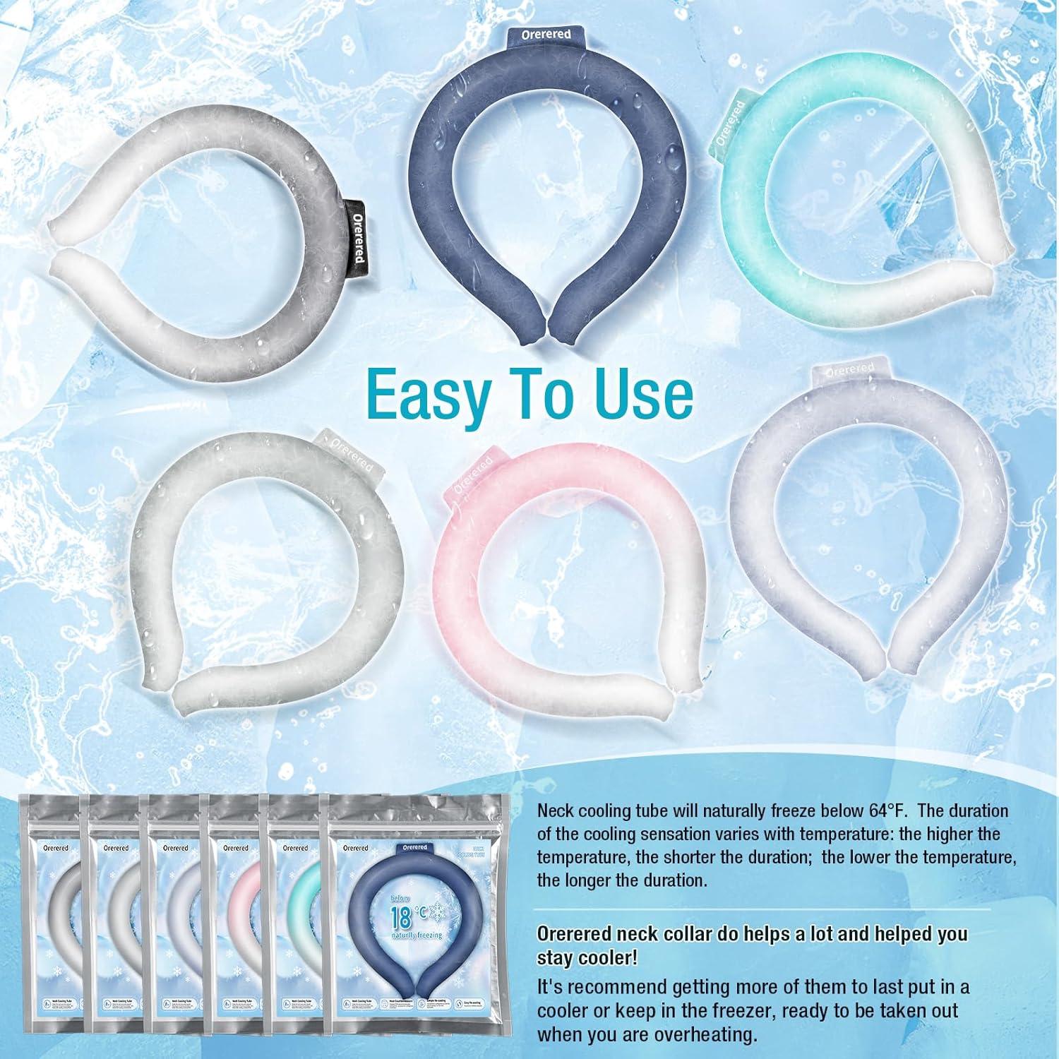 Tubo de Enfriamiento para Cuello Orerered L Azul 70% Gel