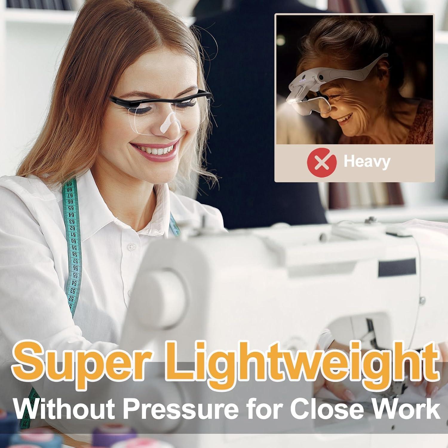 Gafas de Aumento OKH 1.6X Manos Libres para Manualidades