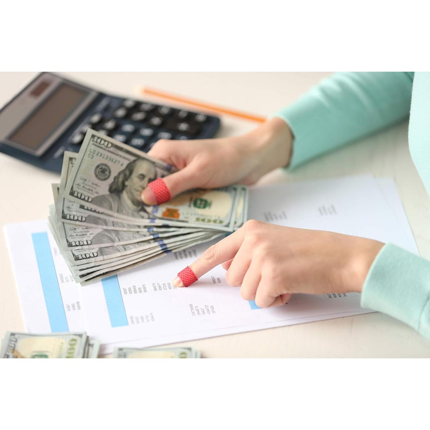 Puntas de Dedo de Goma Griply XS - 10 Almohadillas Reutilizables