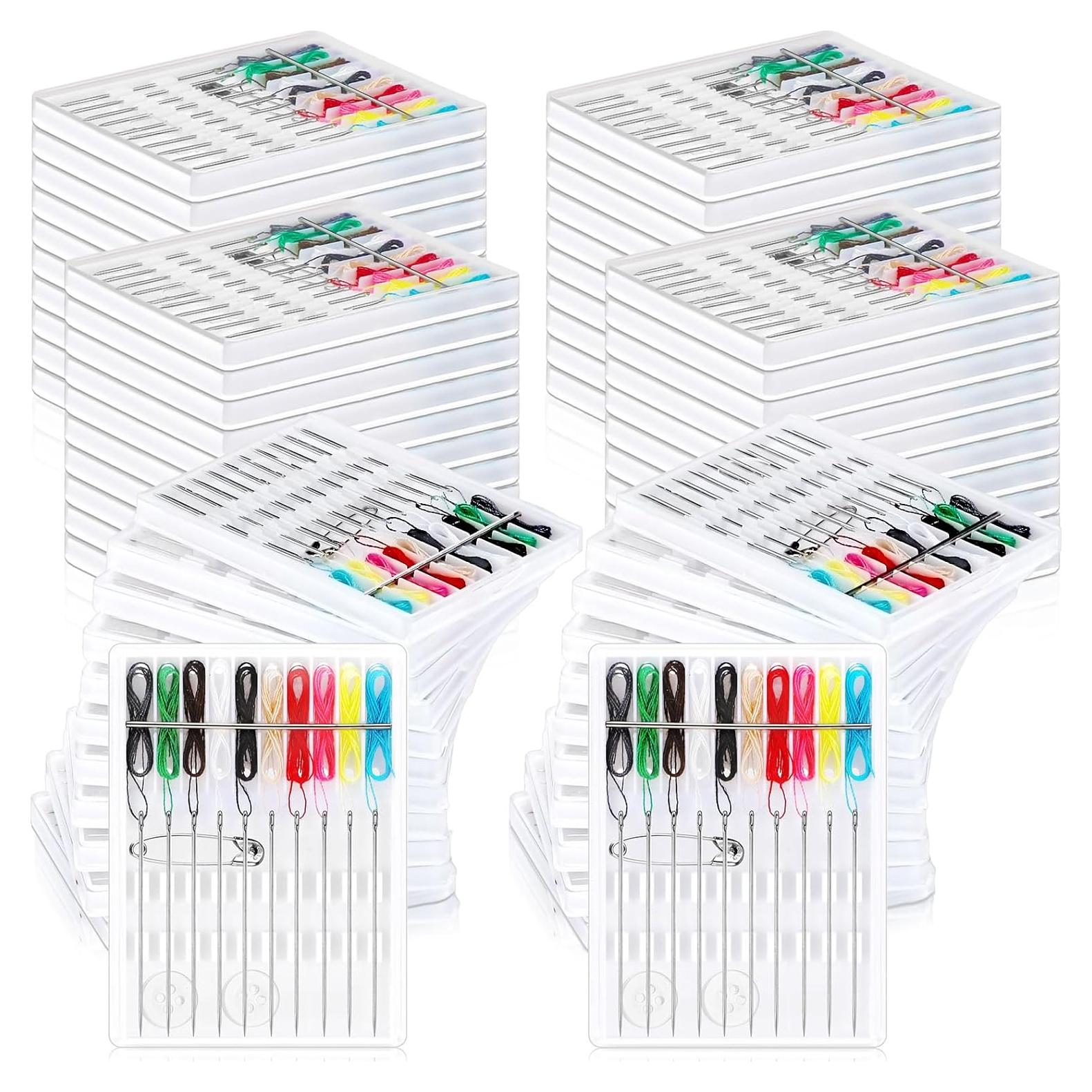 Kit de Costura Rápido Leyndo - 60 Cajas con Agujas y Hilos