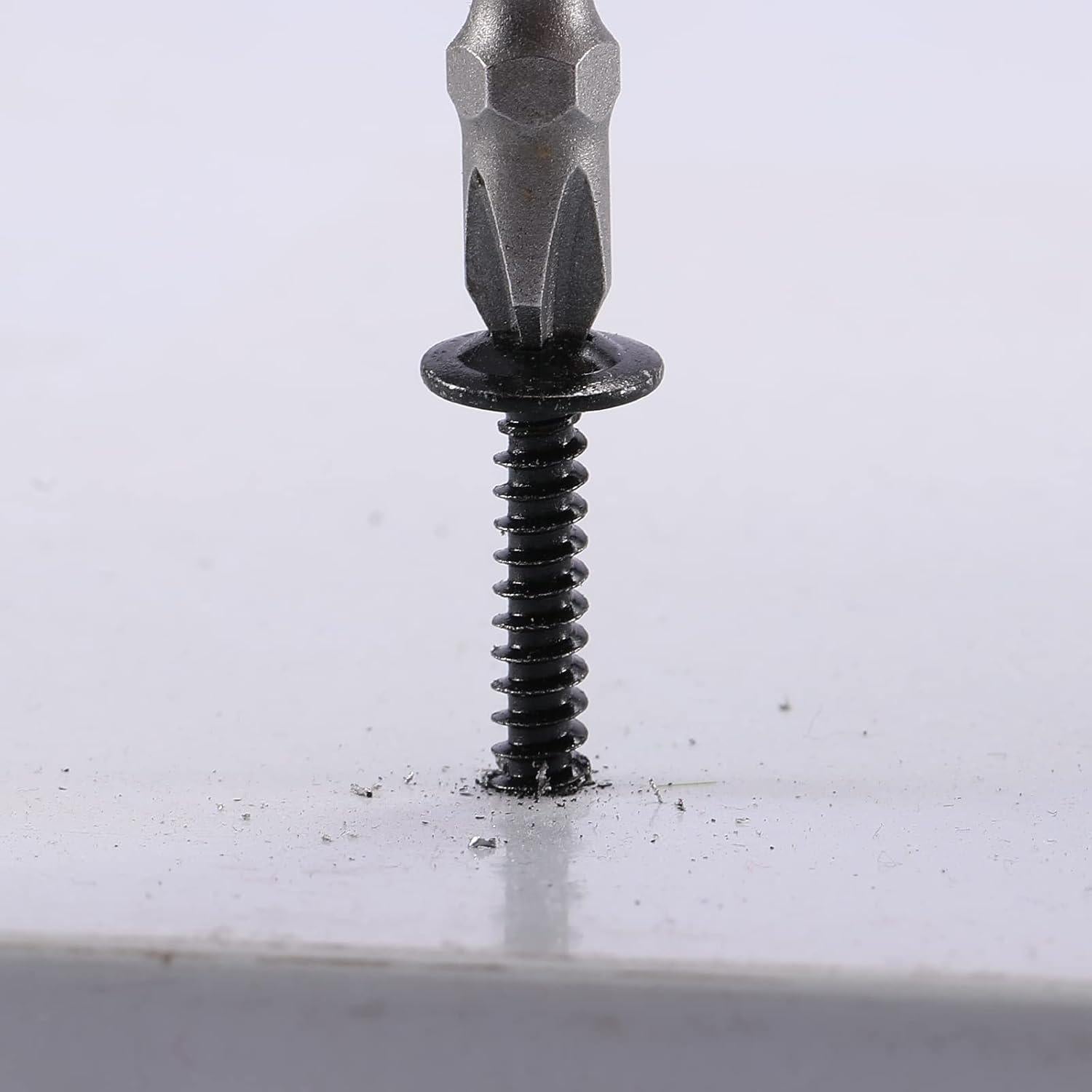 Juego de Tornillos Autoperforantes SG TZH #8 210 Pcs Acero Inoxidable