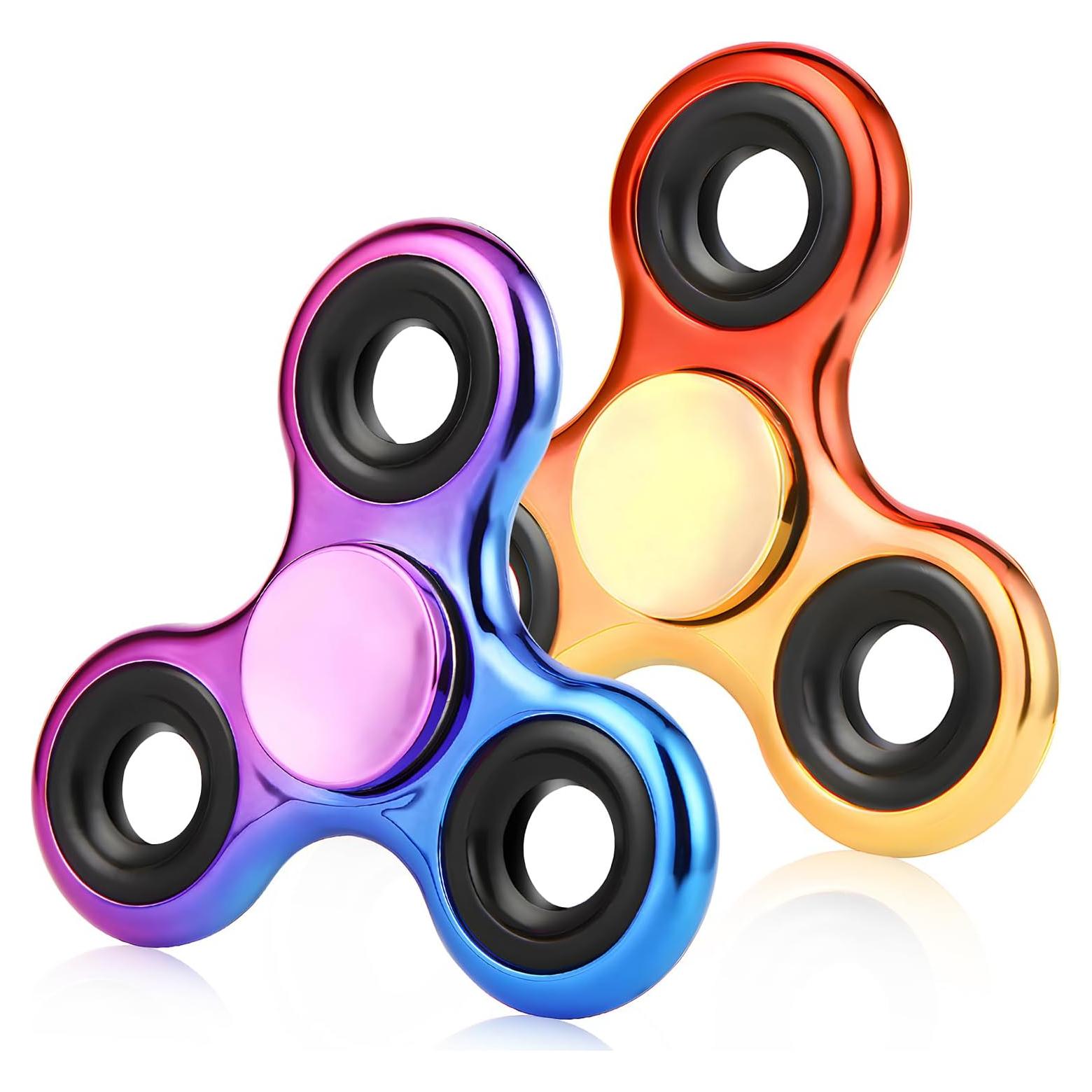 Paquete de 2 Fidget Spinner Log para Alivio de Estrés