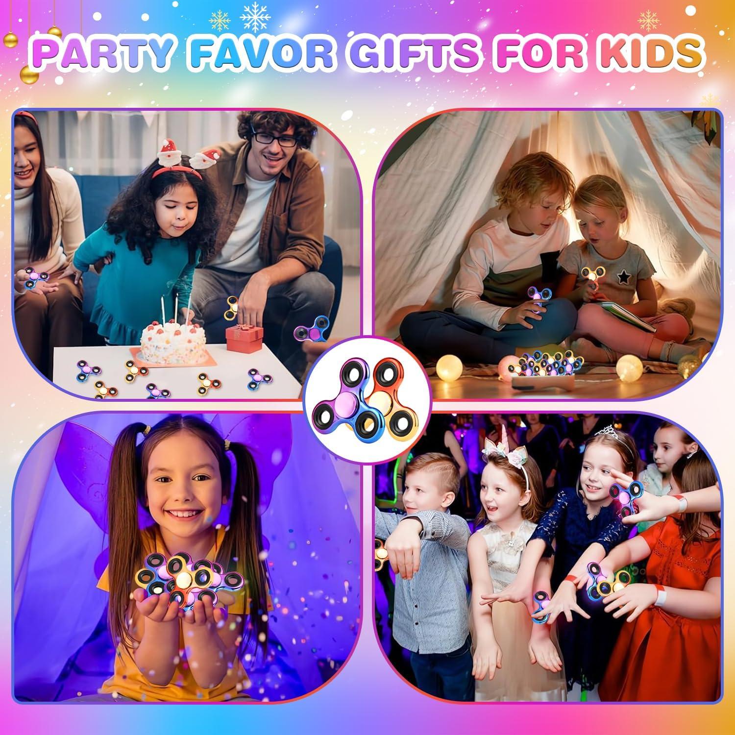 Paquete de 2 Fidget Spinner Log para Alivio de Estrés