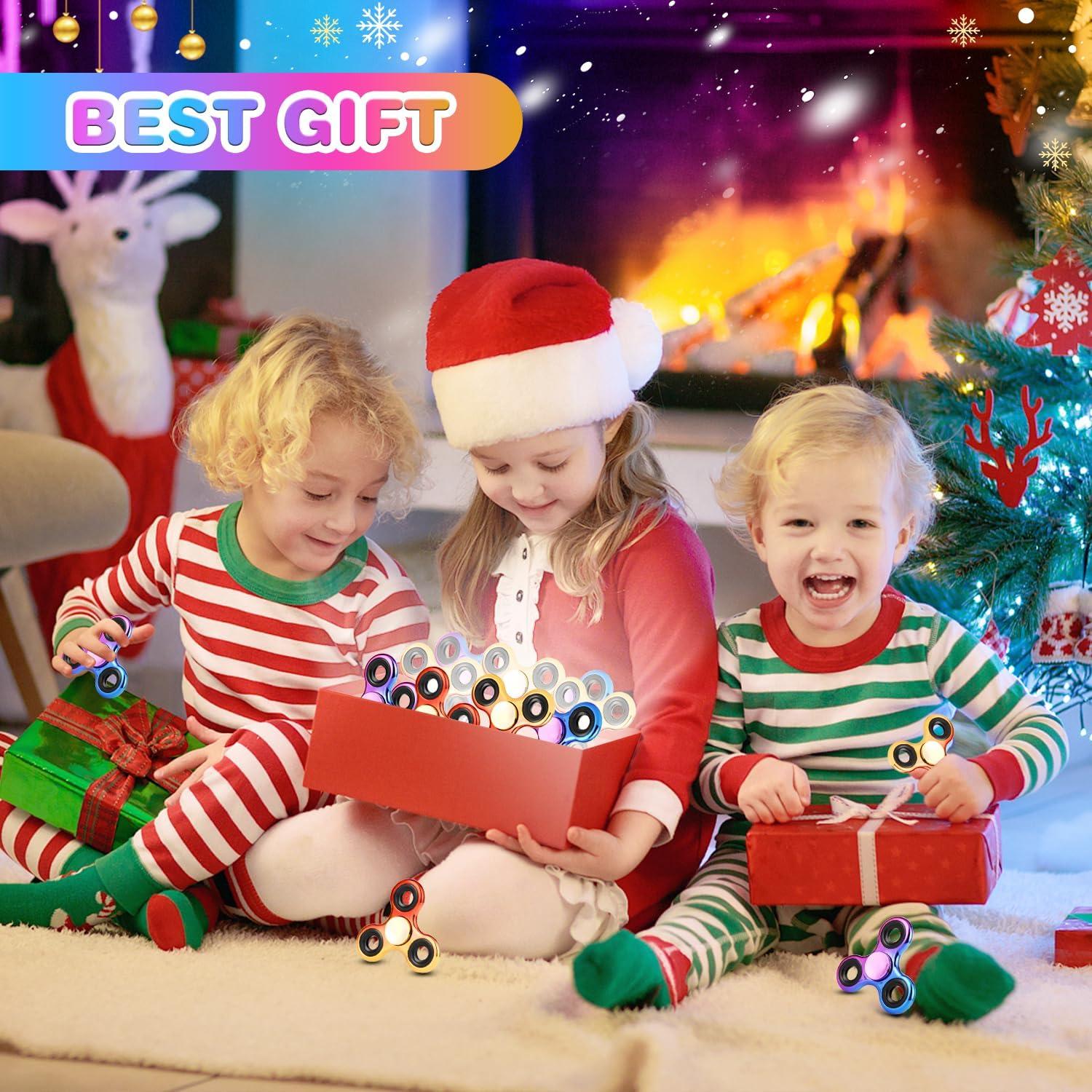 Paquete de 2 Fidget Spinner Log para Alivio de Estrés