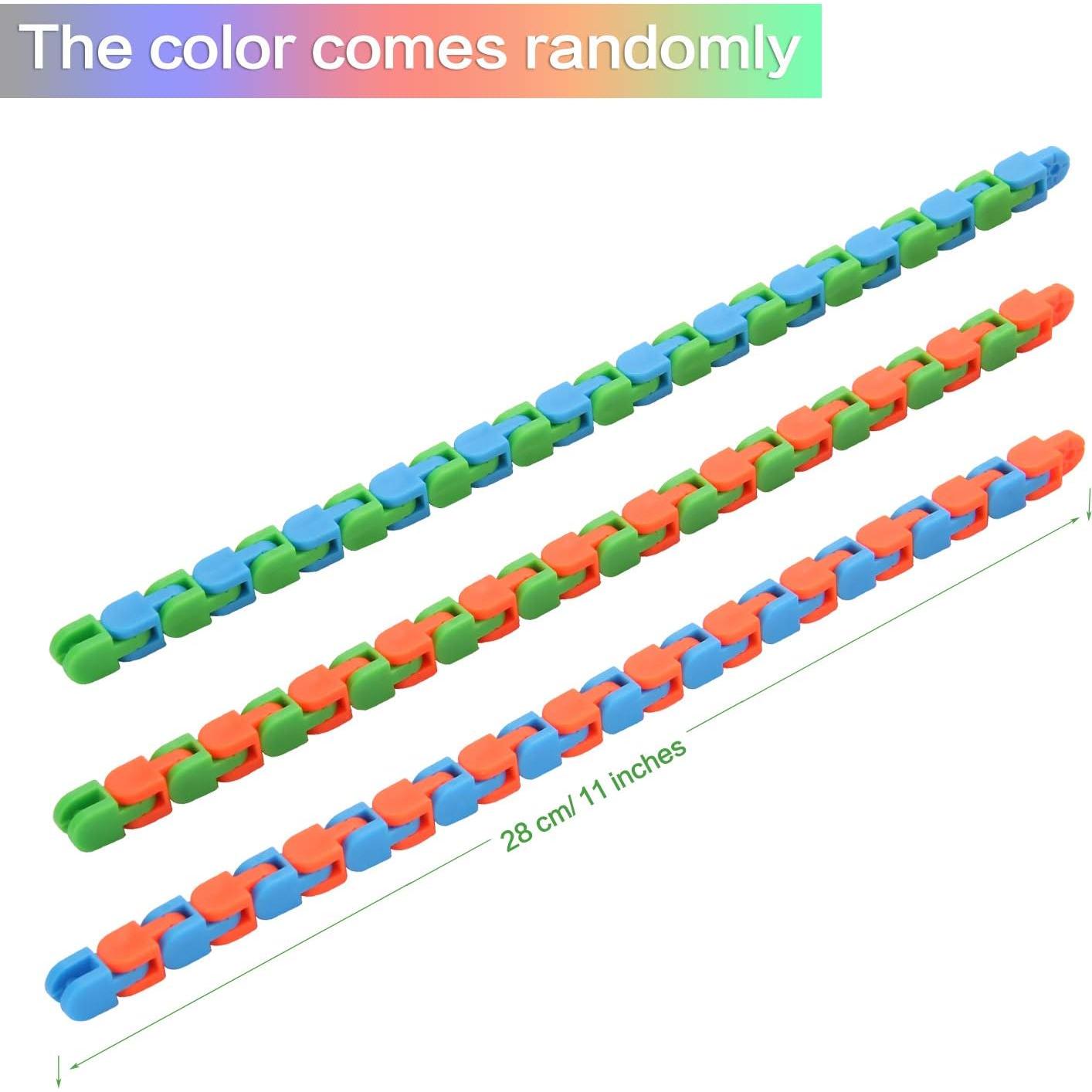 Paquete de 6 Juguetes Antiestrés Yeetec Wacky Tracks Colorido