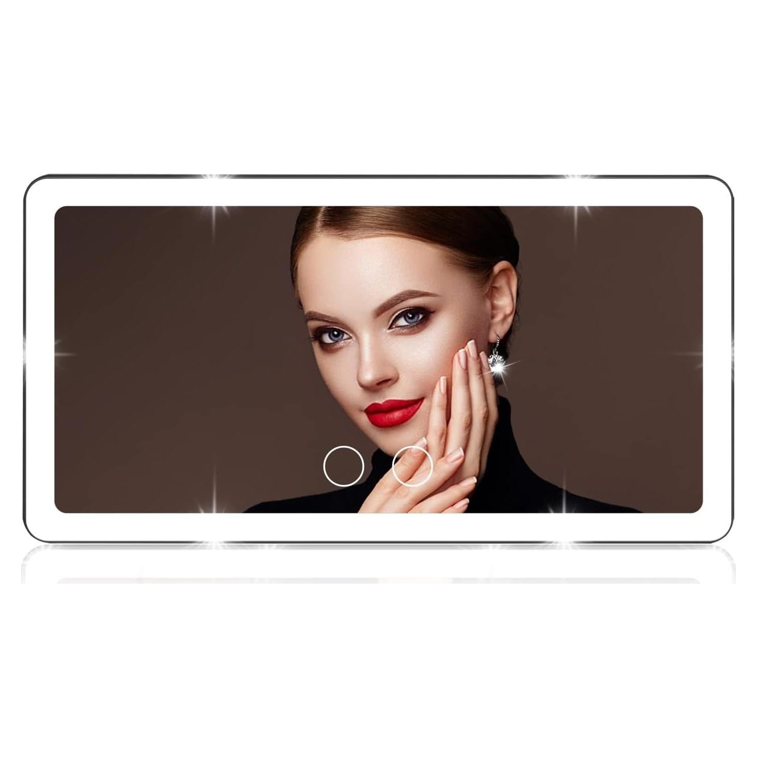 Espejo de Vanidad LED Vanmirr VM08 con Luz Regulable y Carga USB