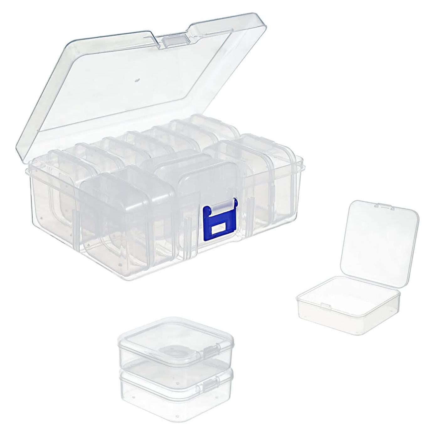 Organizadores de Plástico Letken 13 Piezas para Joyería y Manualidades