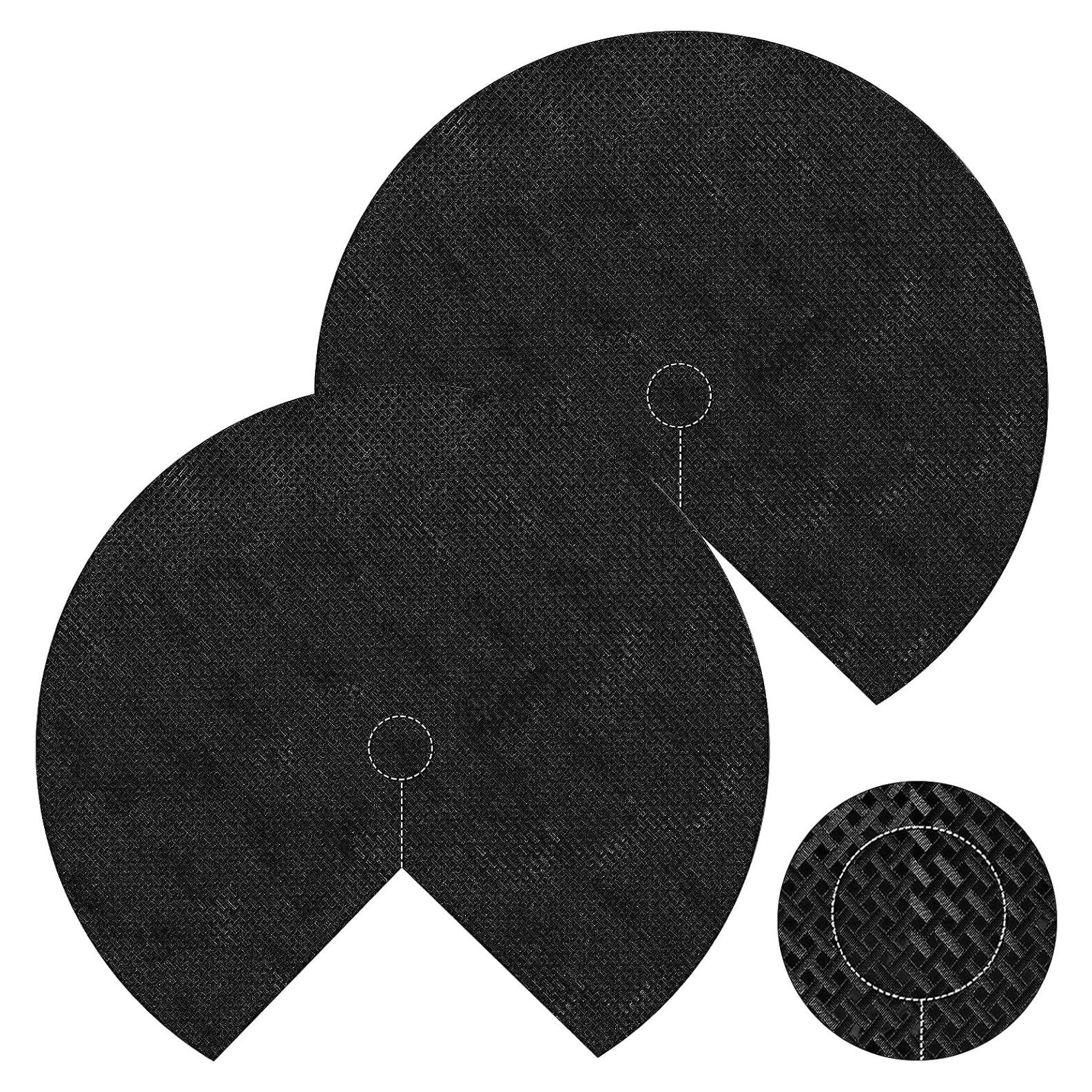 Forro de Estante Lazy Susan SiliFine 66 cm Antideslizante Negro - 2 Pcs