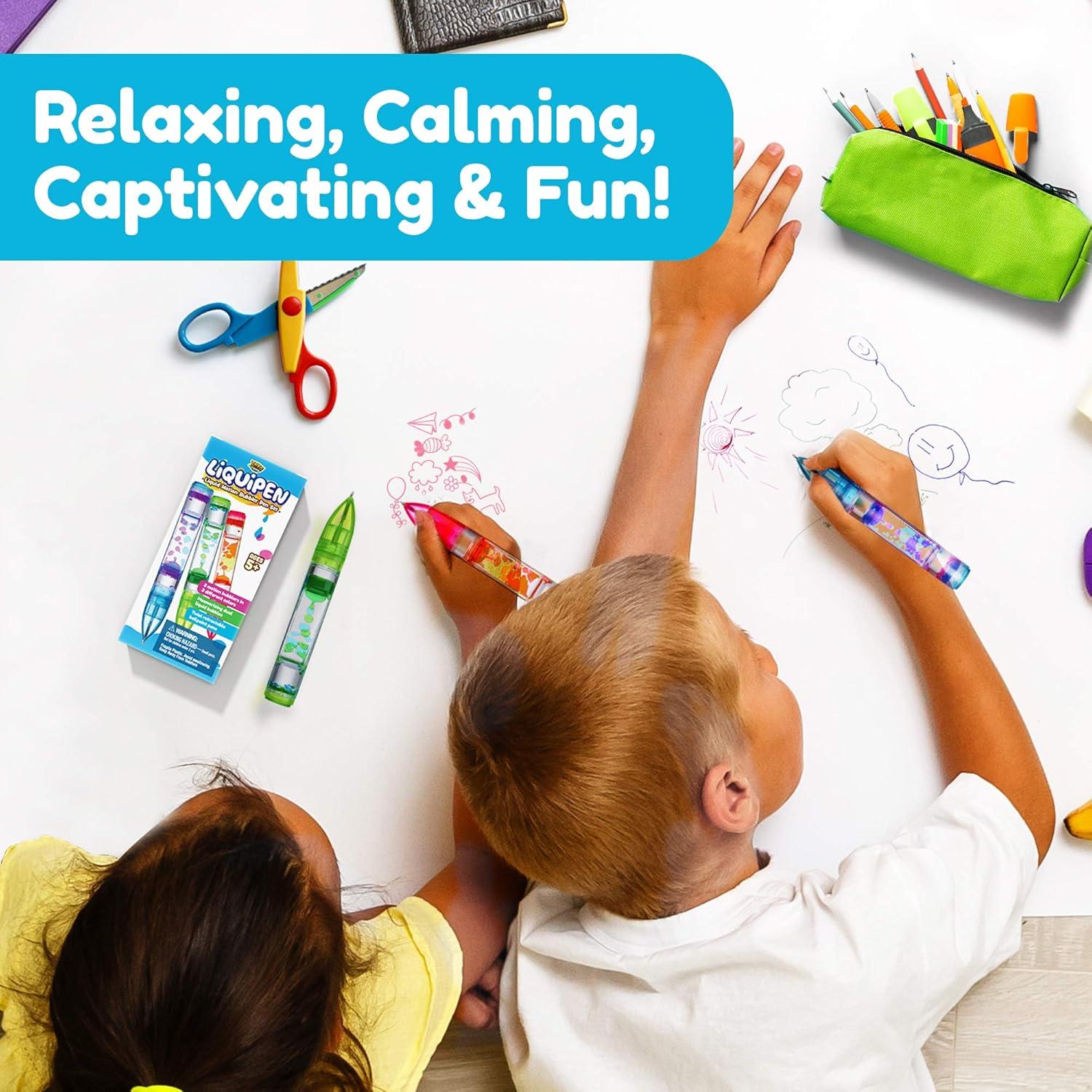 Bolígrafo Antiestrés YoYa Toys - Set de 3 Colores - Ideal para Niños y Adultos