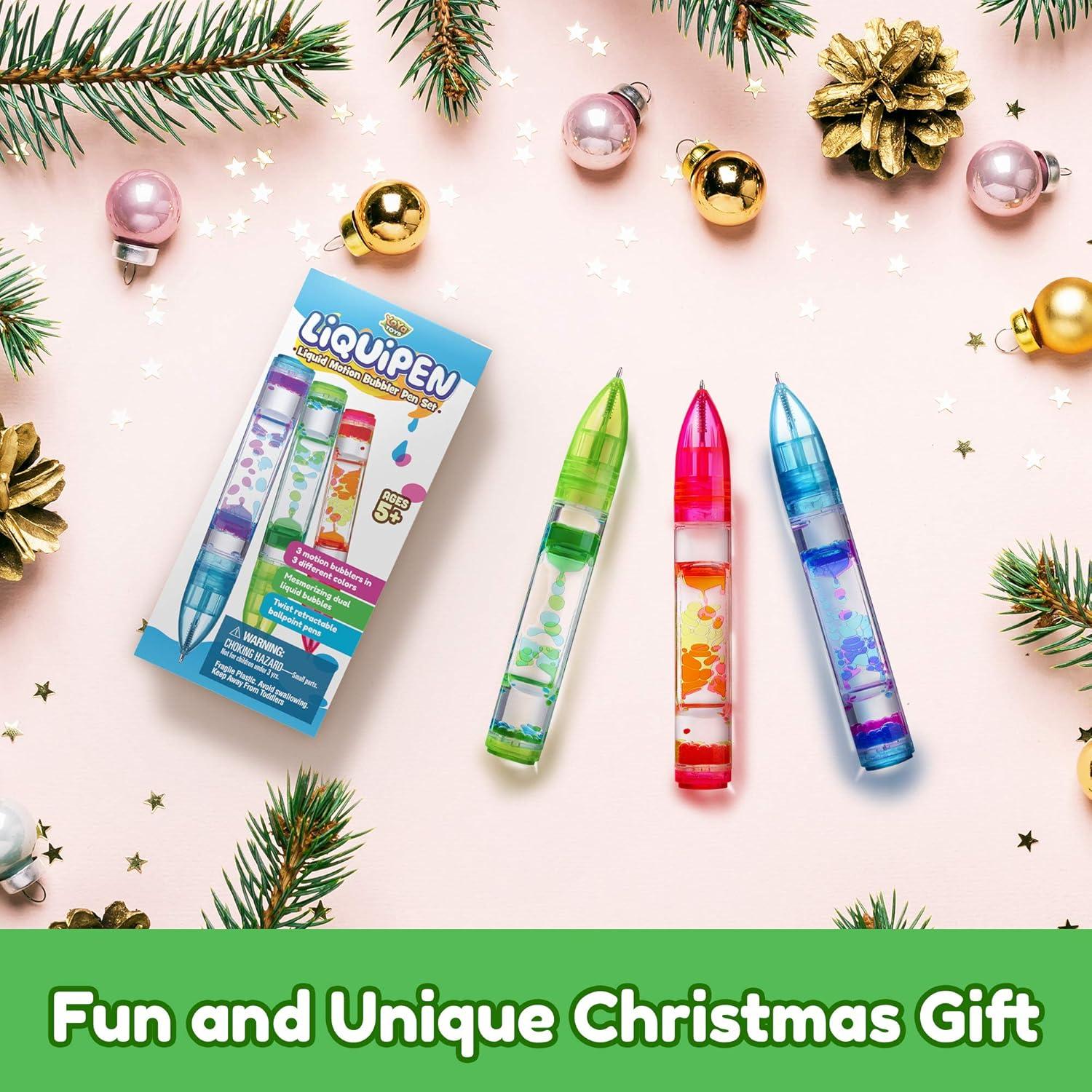 Bolígrafo Antiestrés YoYa Toys - Set de 3 Colores - Ideal para Niños y Adultos