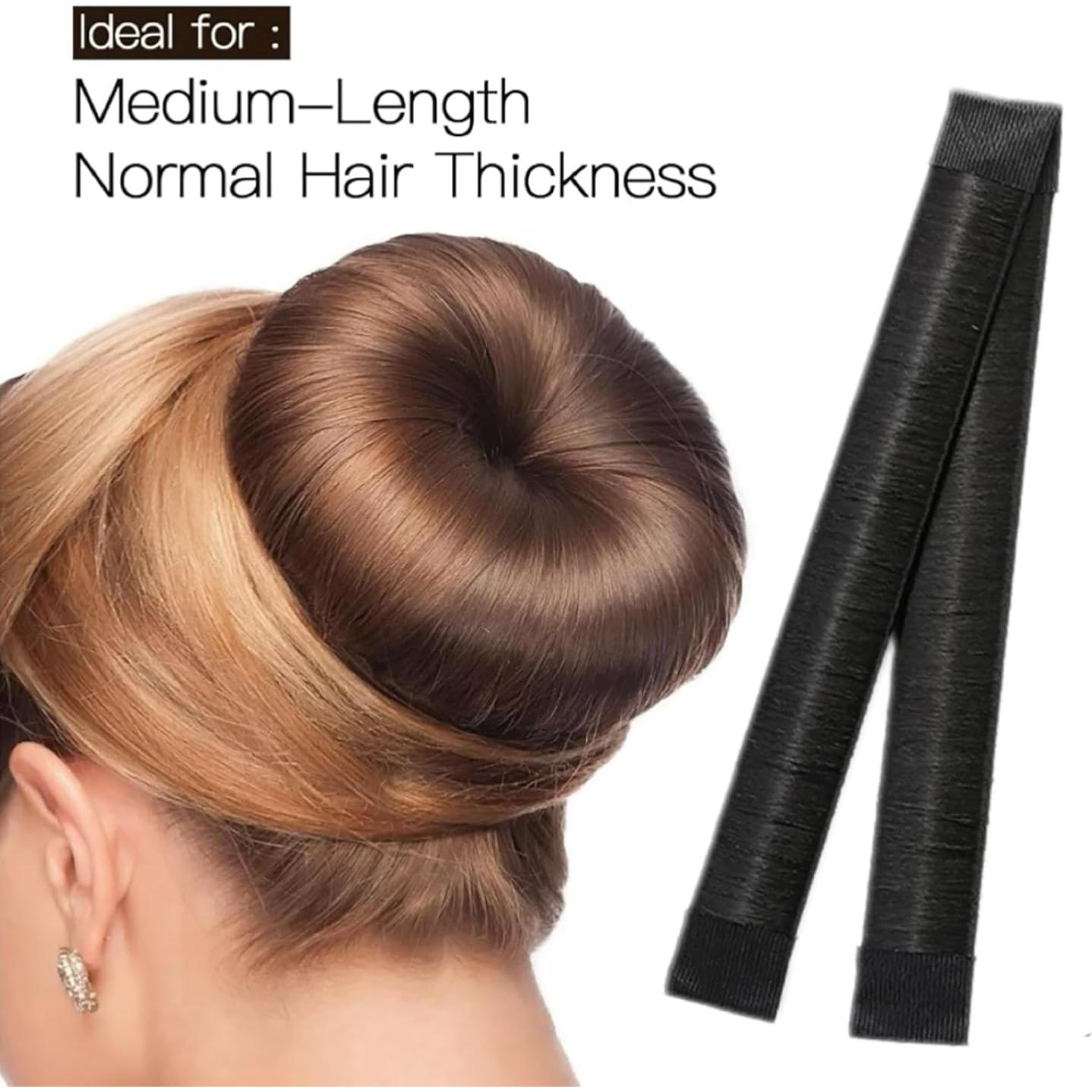 Kit Hacedor de Moño Haludex 10 Piezas - 5 Hacedores y 5 Sujetadores