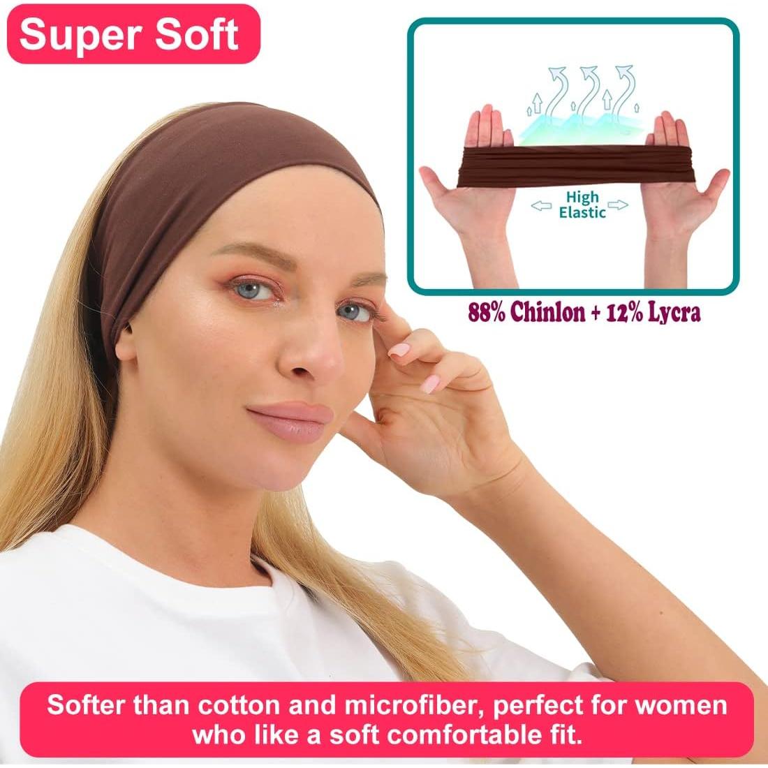 Diadema RITOPER para Ejercicio Mujer, Banda Elástica Antideslizante