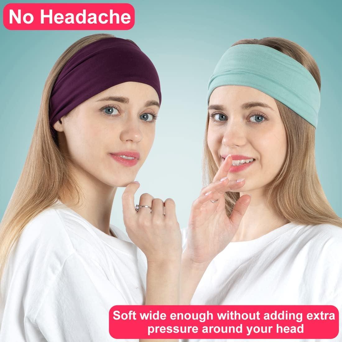 Diadema RITOPER para Ejercicio Mujer, Banda Elástica Antideslizante