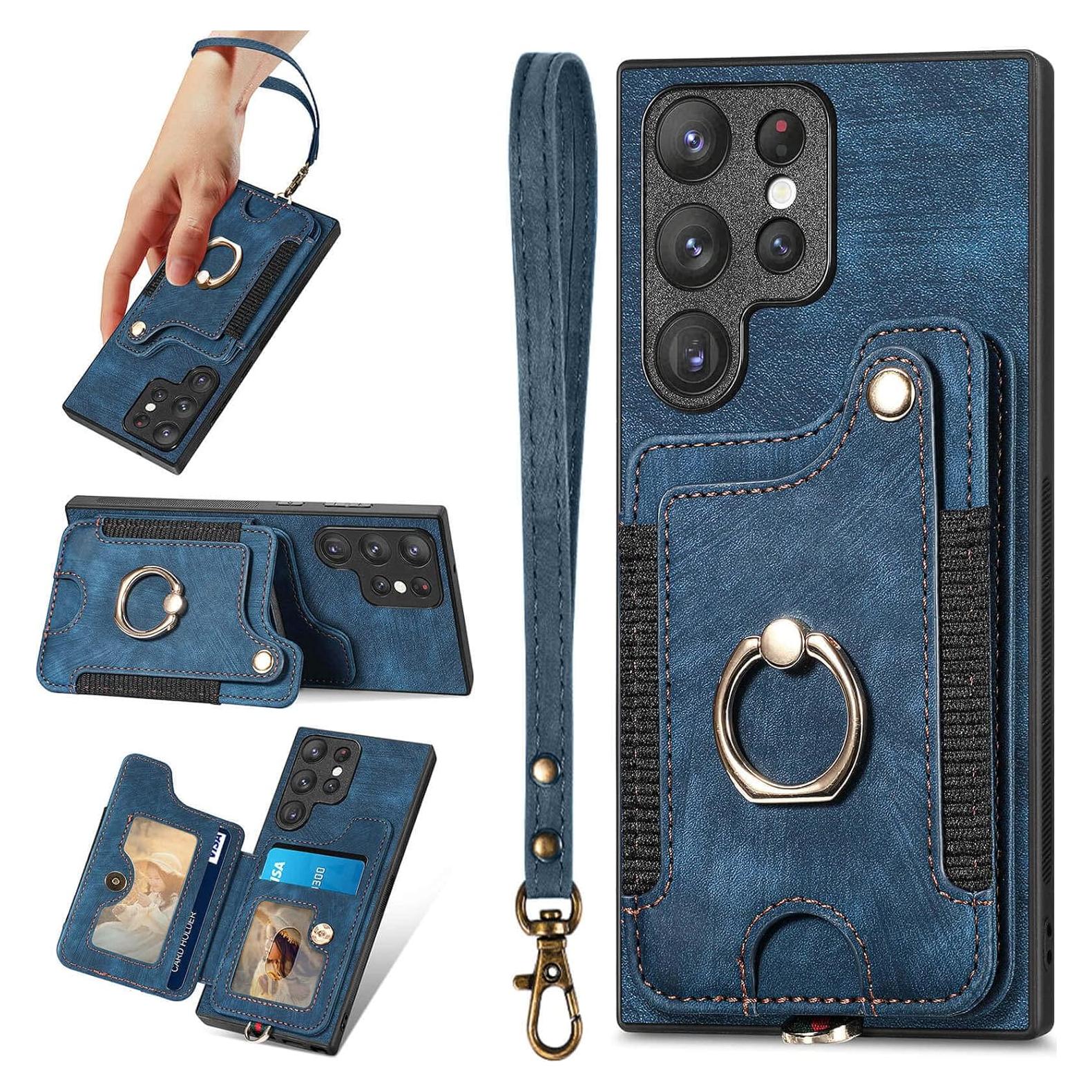 Funda JanCalm para Samsung Galaxy S22 Ultra - Soporte Anillo RFID