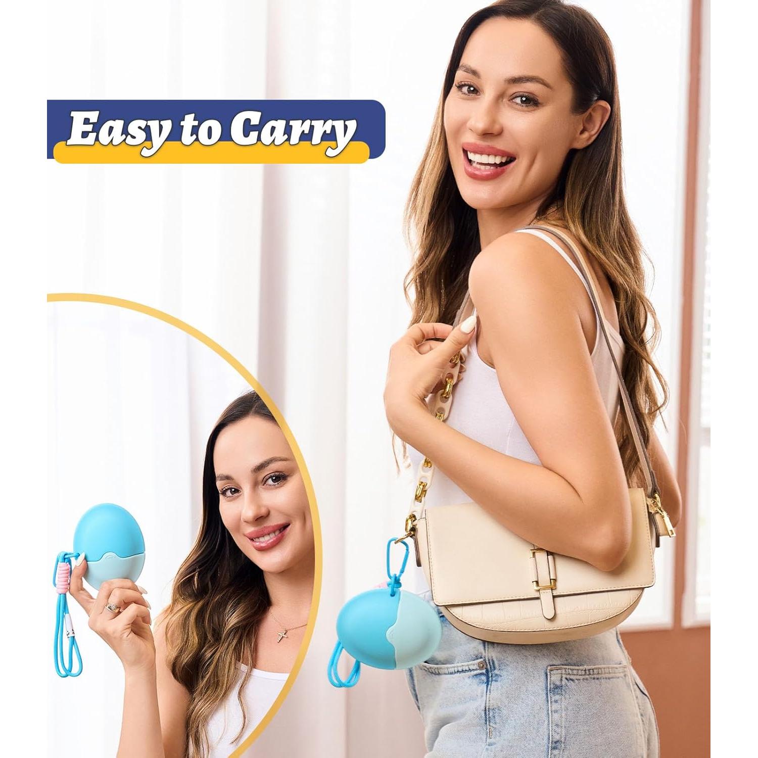 Aplicador de Protector Solar Rellenable KYHDIYA Azul 55ml