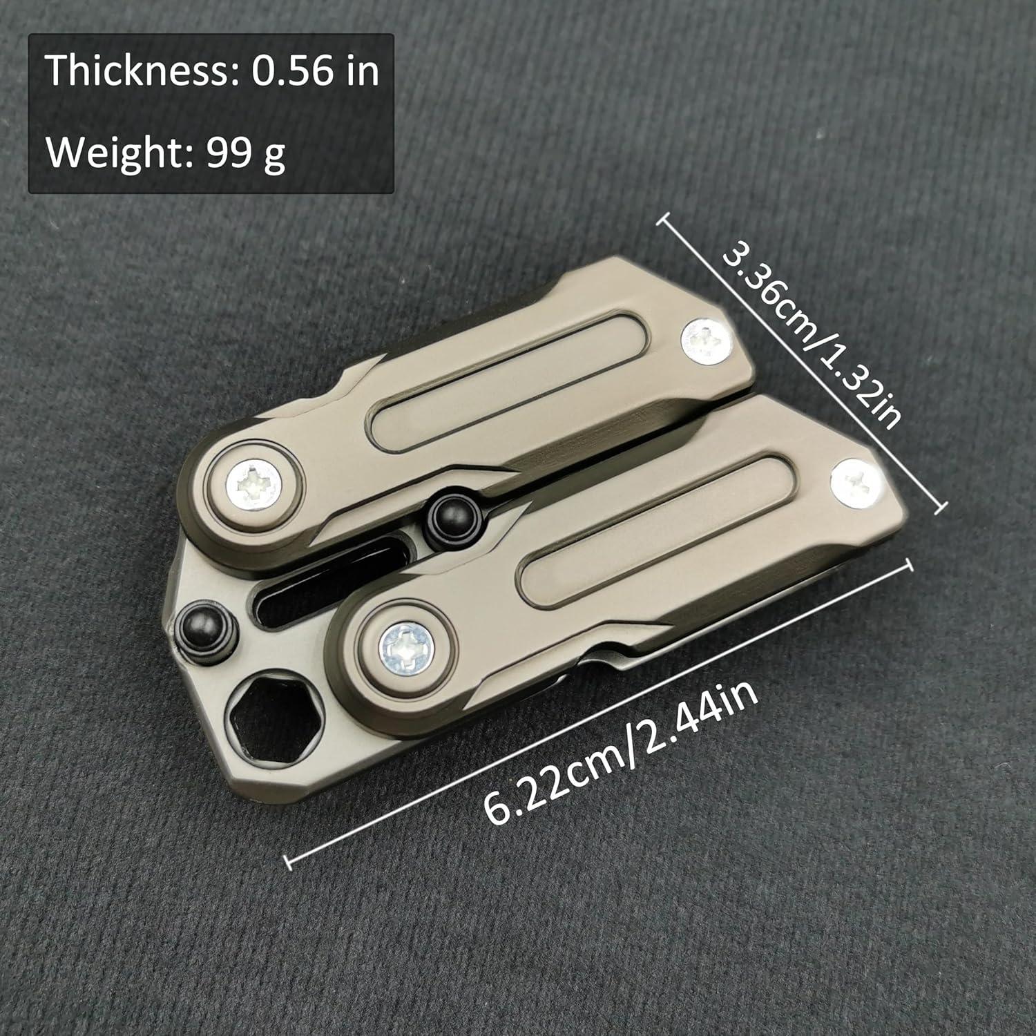 Juguete Antiestrés EDC Fidget Slider T-Conceal 6.19 cm