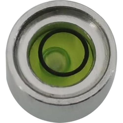 Mini nivel de burbuja The Yan He 7.8x6mm aluminio verde