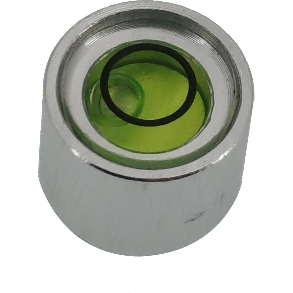 Mini nivel de burbuja The Yan He 7.8x6mm aluminio verde
