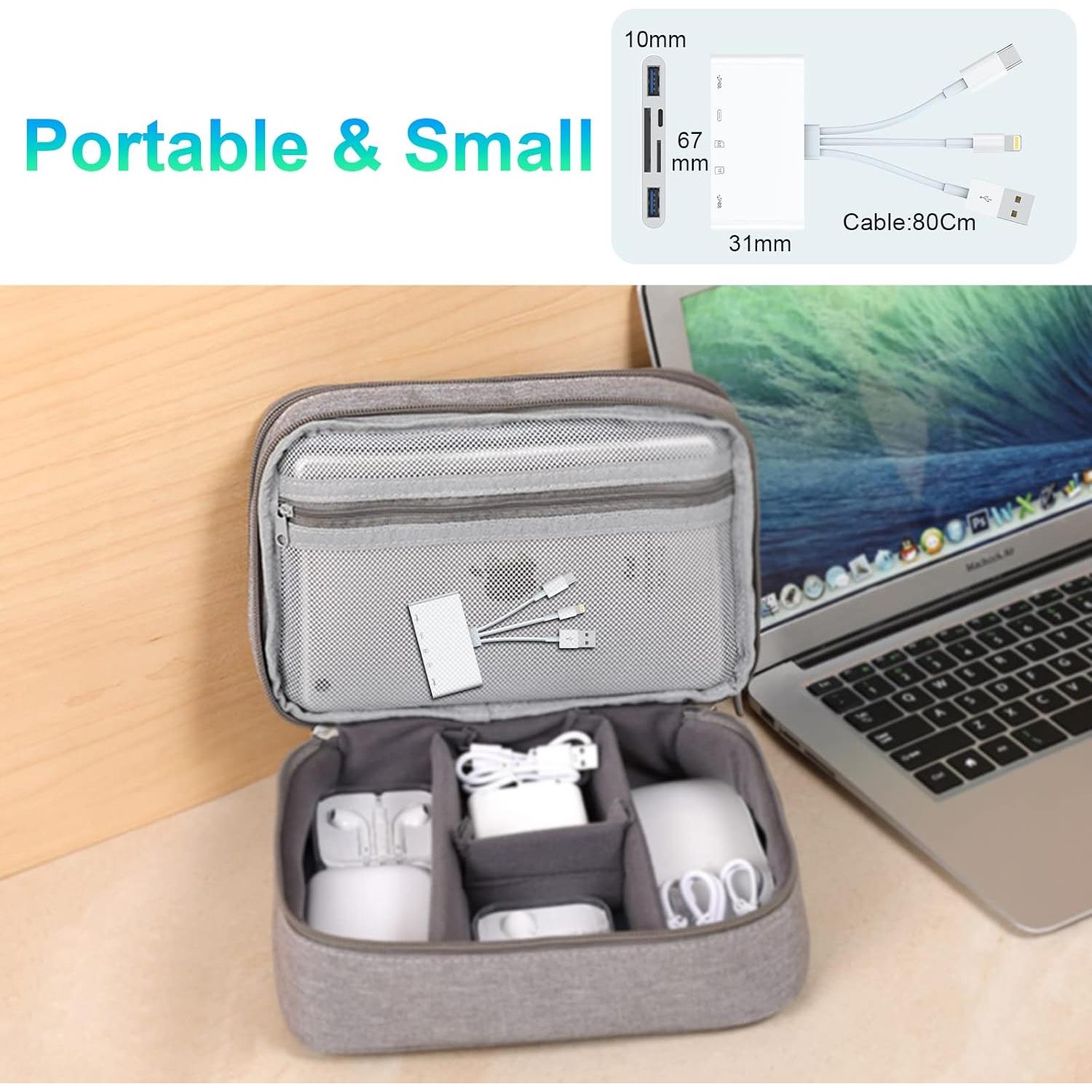 Lector de Tarjetas 5-en-1 MTAKYA para iPhone, iPad y Android