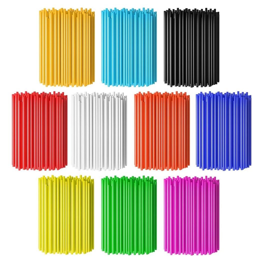 Cubiertas de Radios Decorativas PSLER 72 PCS para Motocicletas