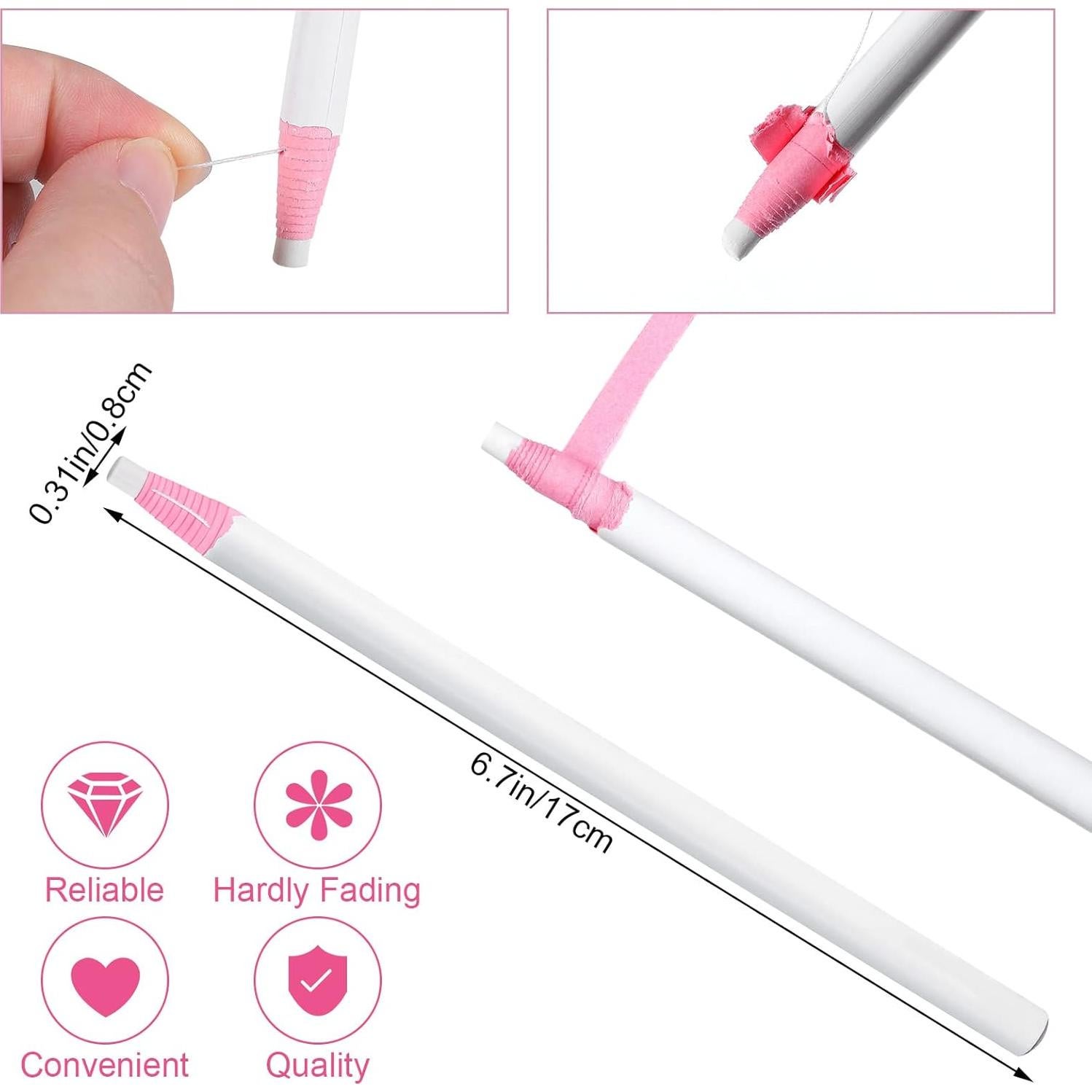 Marcadores de Cera Tinlade 36 Piezas Blancos para Madera y Metal