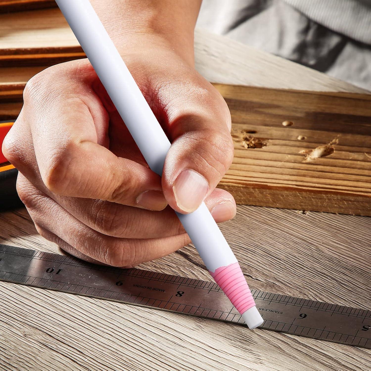 Marcadores de Cera Tinlade 36 Piezas Blancos para Madera y Metal