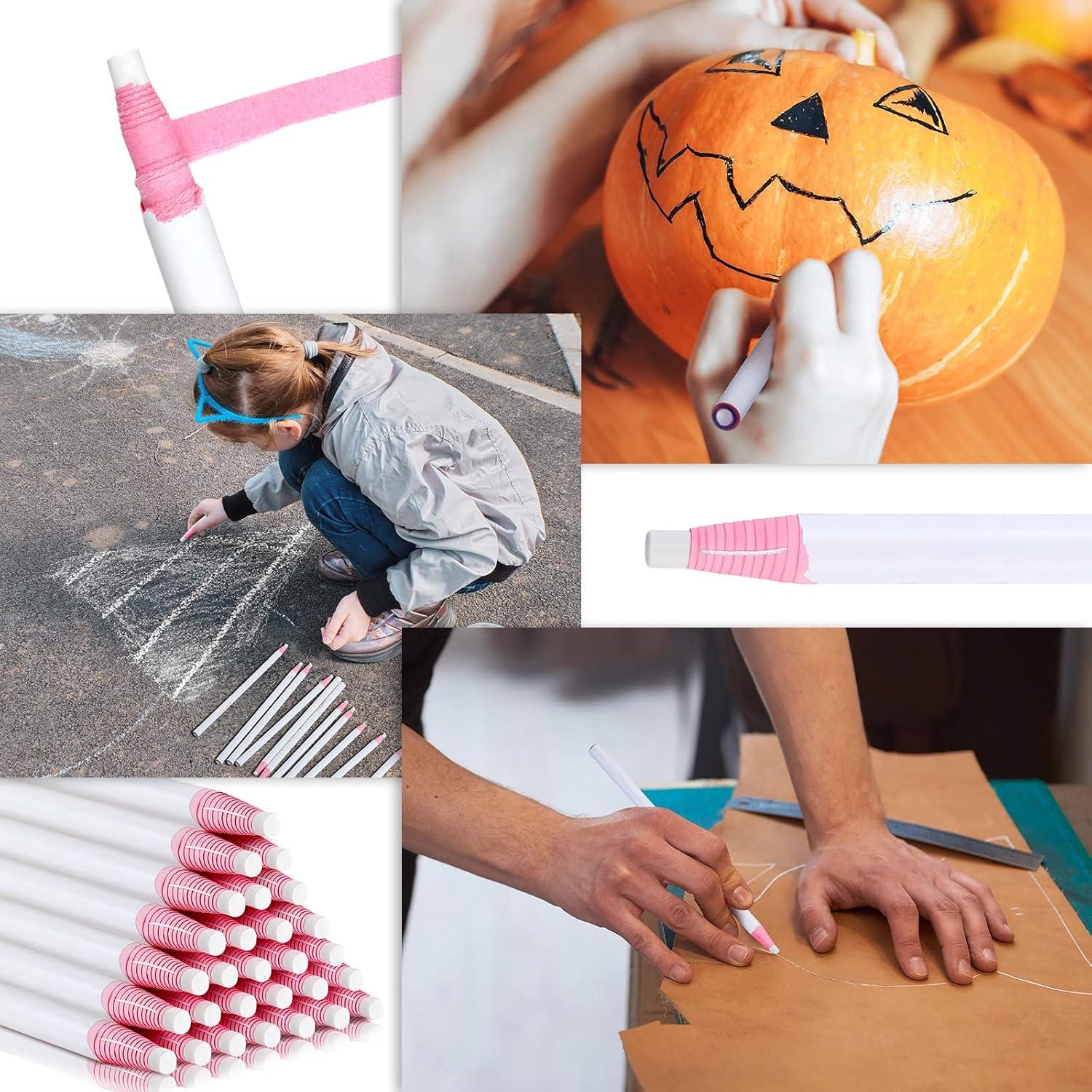 Marcadores de Cera Tinlade 36 Piezas Blancos para Madera y Metal