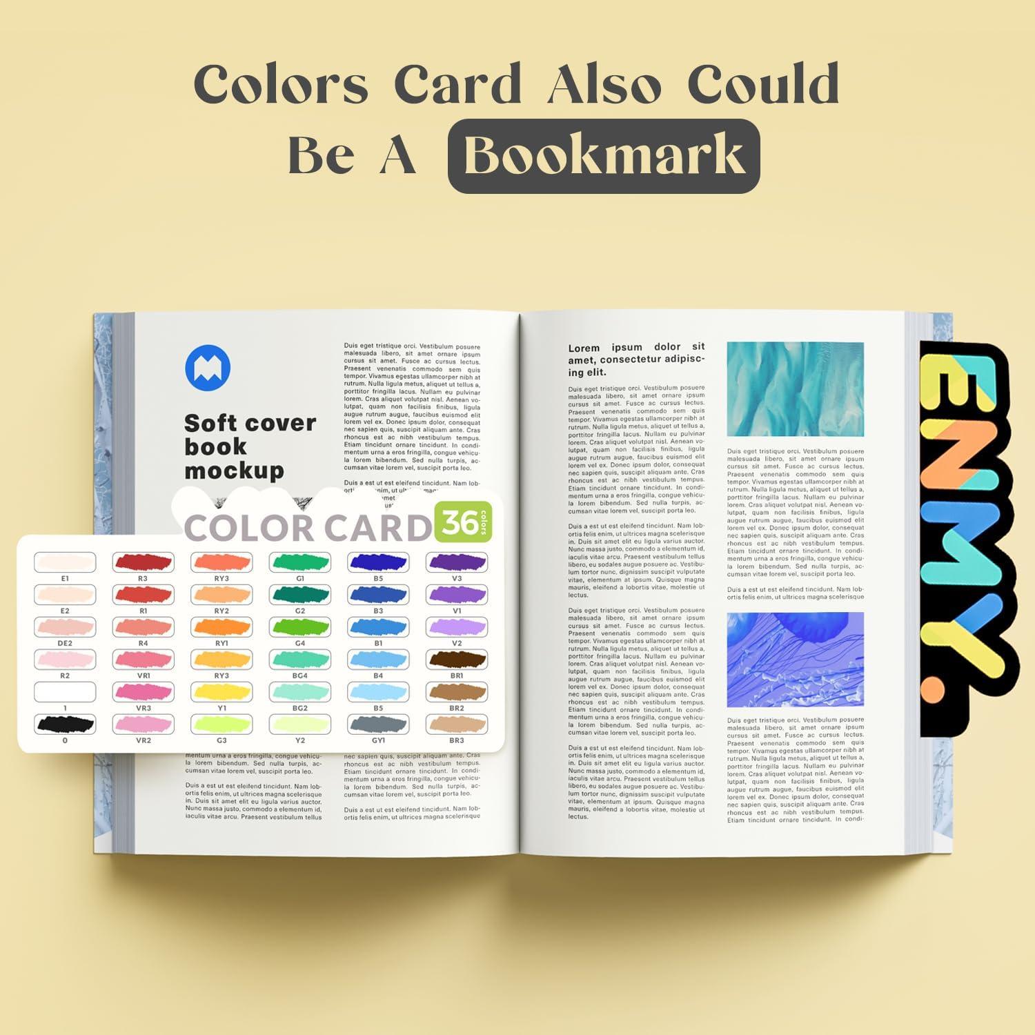 Marcadores Acrílicos Líquidos ENMY 36 Colores para Manualidades