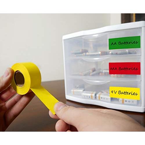 Paquete de 5 Rollos de Cinta de Enmascarar ChromaLabel 2.54 cm