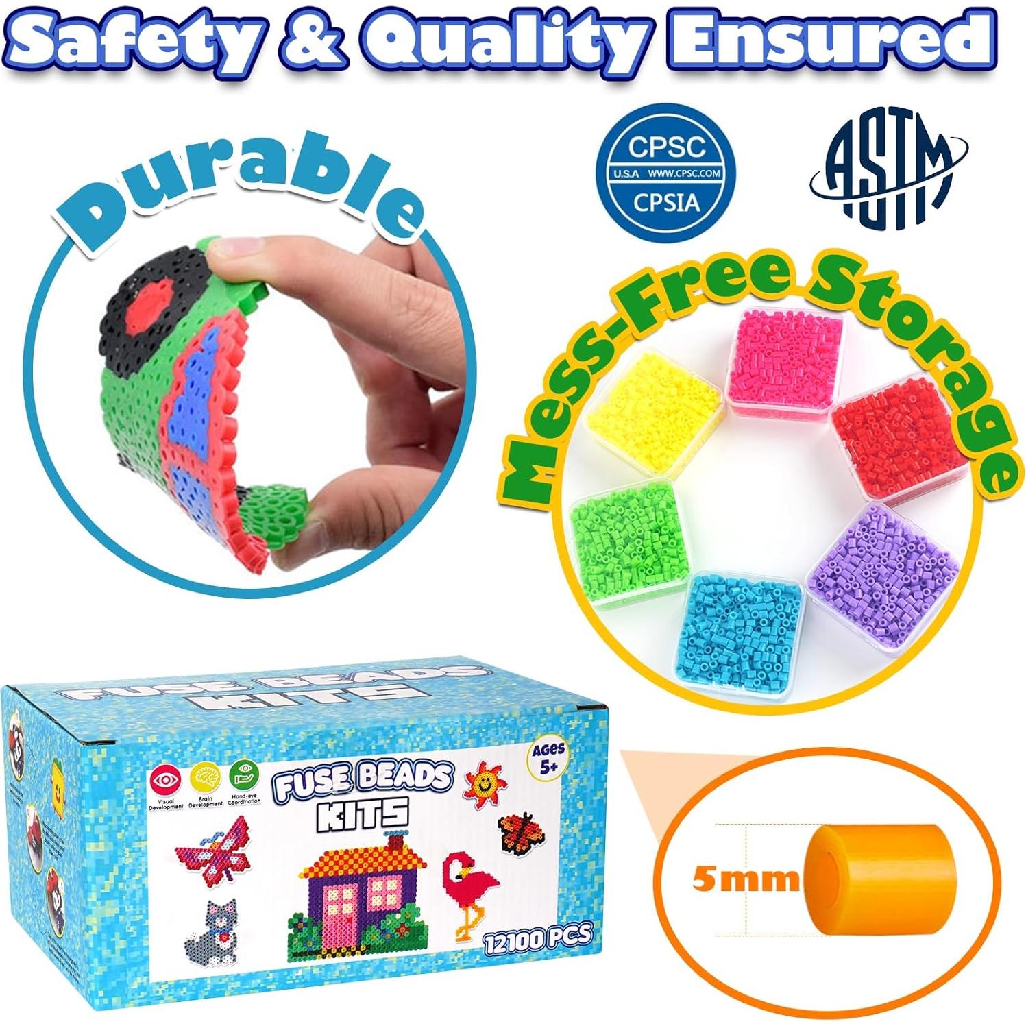 Kit de Perlas de Fusión FUNZBO 12000 Piezas Multicolor