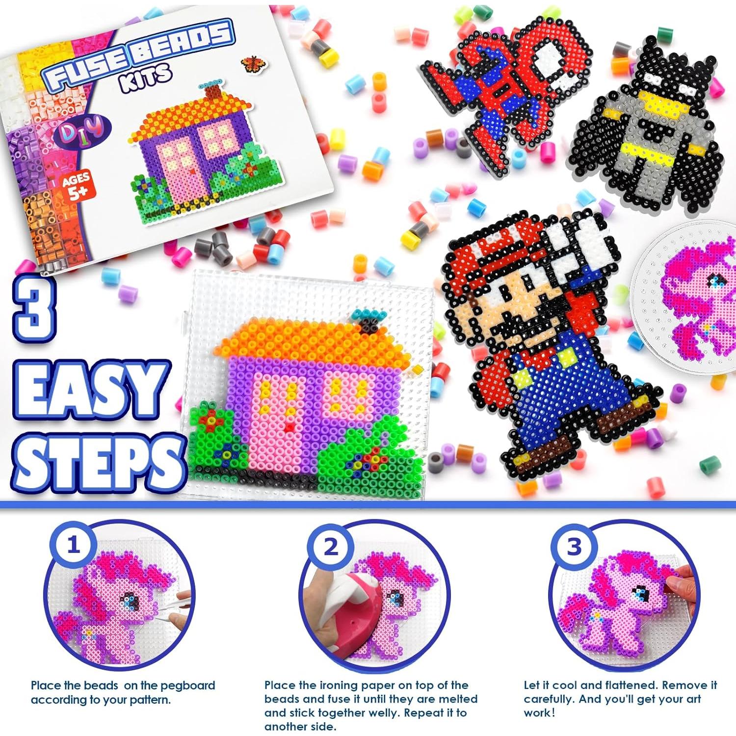 Kit de Perlas de Fusión FUNZBO 12000 Piezas Multicolor