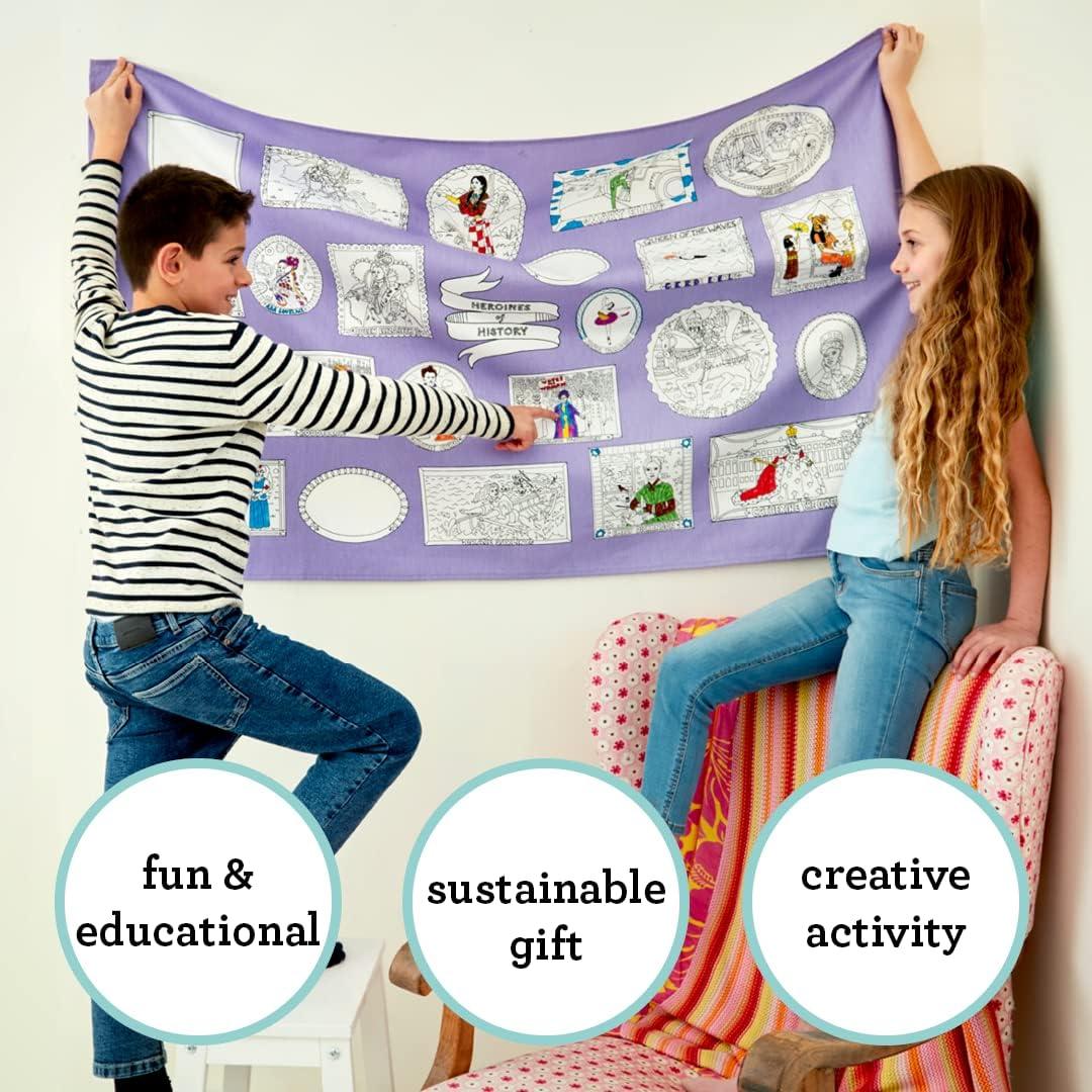 Mantel para Colorear Reutilizable eatsleepdoodle 127x84cm