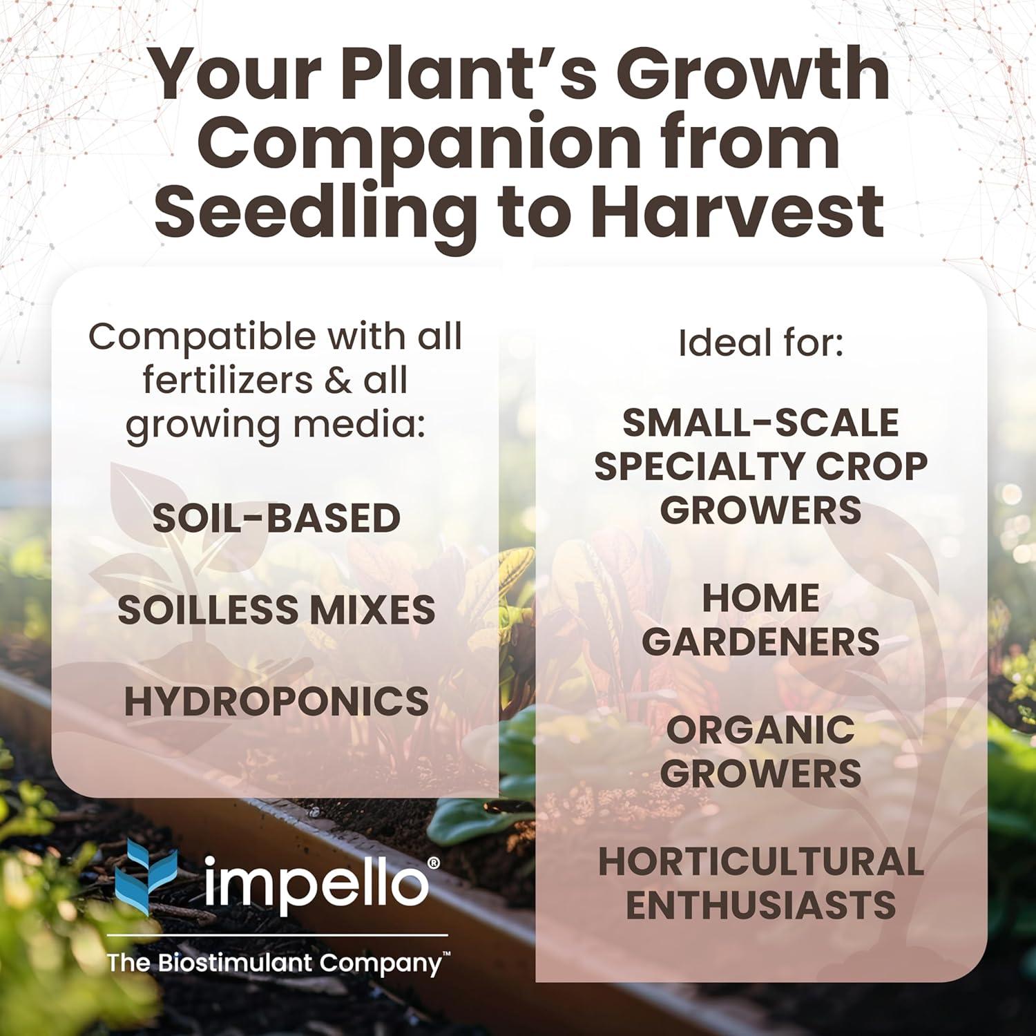 Inoculante Microbiano Orgánico Impello Tribus 1 L - Acelerador de Raíces