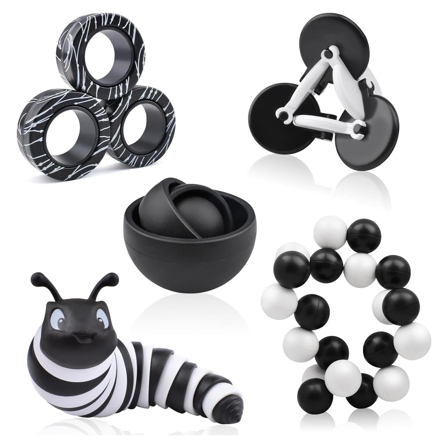 Set de Juguetes Antiestrés ASIOWELY 5 Piezas para Niños