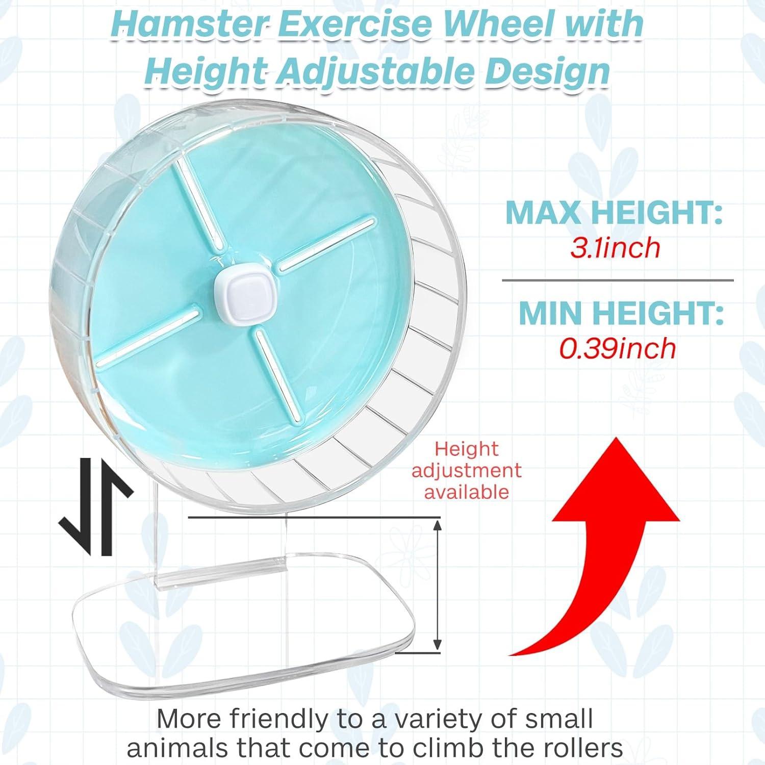 Rueda de Ejercicio para Hámster Kathson 20 cm Silenciosa