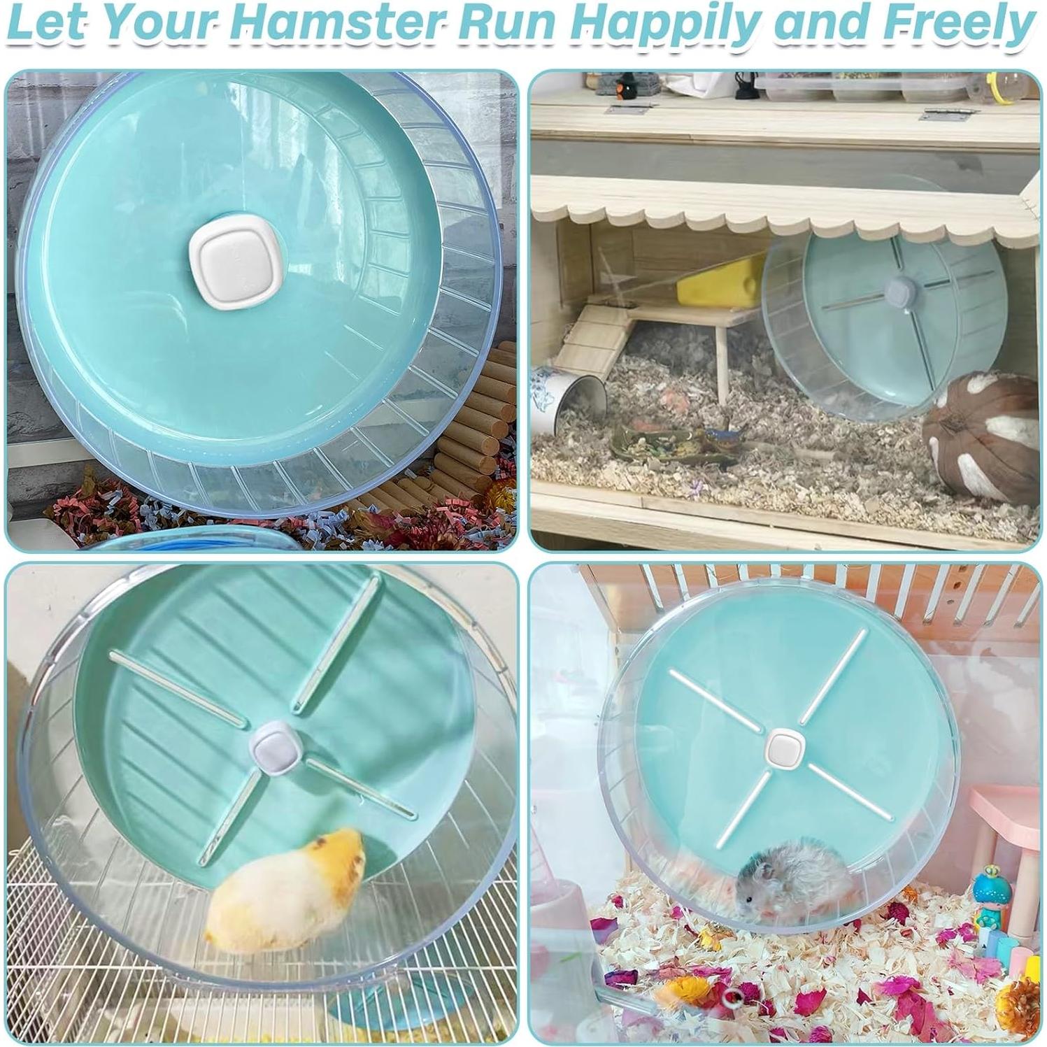 Rueda de Ejercicio para Hámster Kathson 20 cm Silenciosa