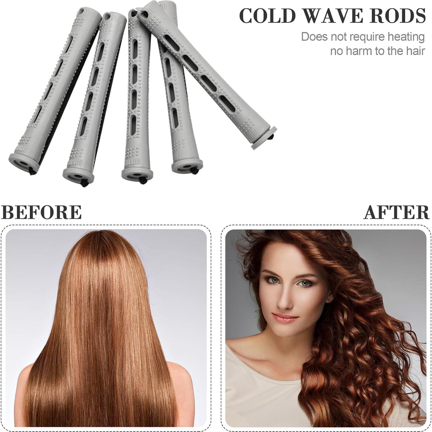 Kit de Estilizado de Cabello WILLBOND - 48 Varillas, 2 Peines, 350 Papeles, 6 Clips