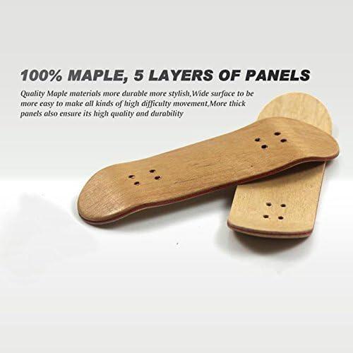Fingerboard Profesional Lottoyday de Madera de Arce 10cm Negro