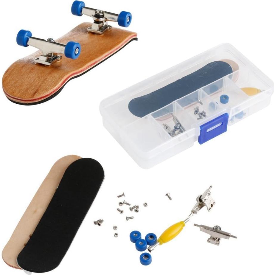 Fingerboard Profesional Lottoyday de Madera de Arce 10cm Negro