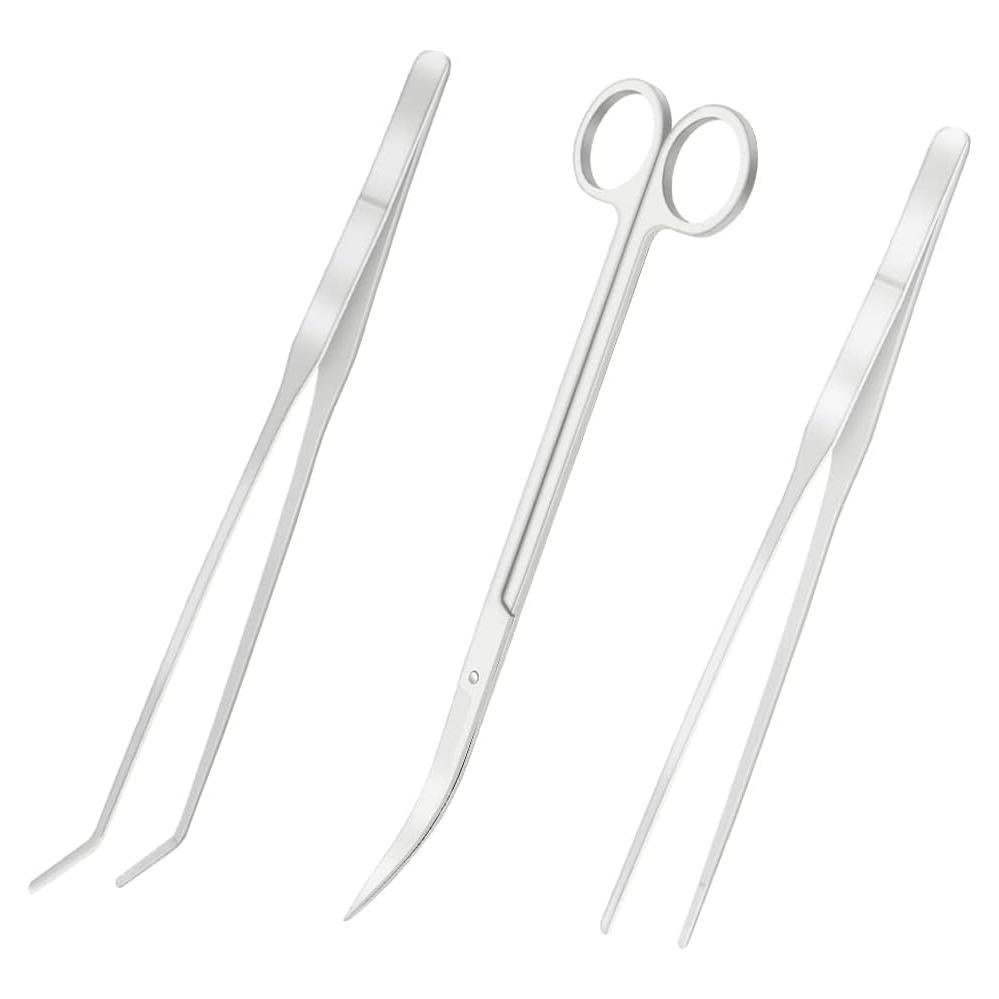 Juego de Herramientas Acuáticas LILYS PET 3 en 1 Acero Inoxidable