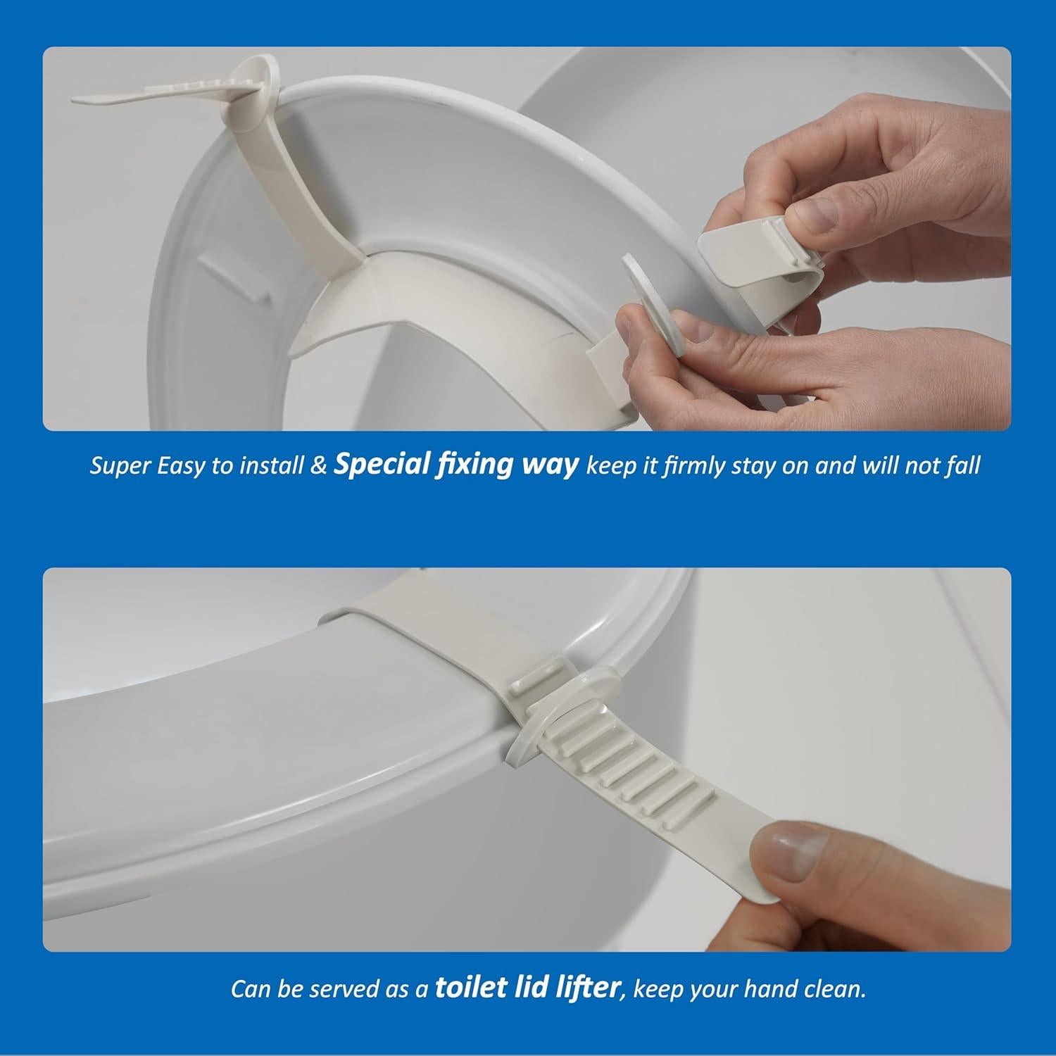 Deflector Universal de Orina TPE Blanco para Inodoro 1 pieza