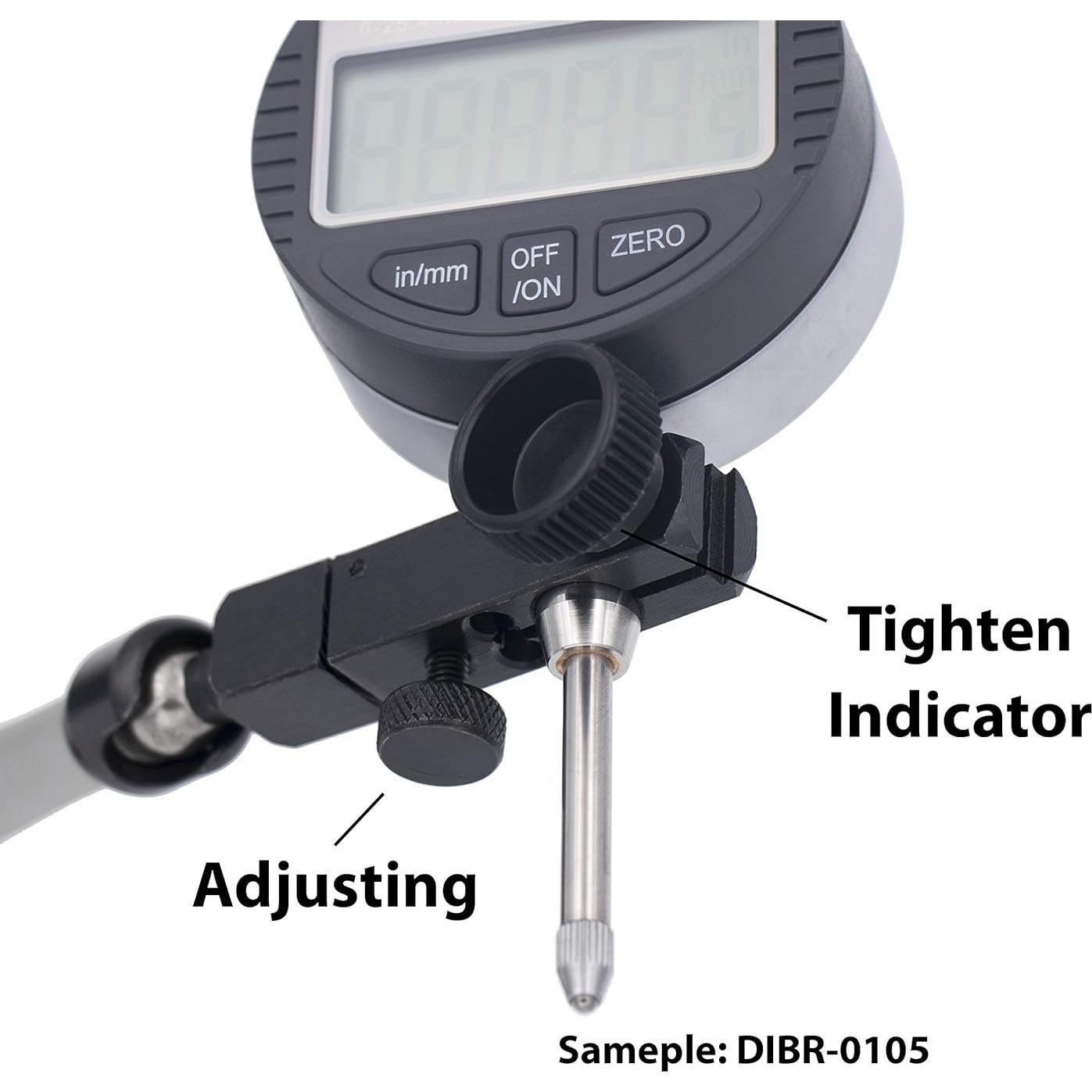 Indicador Digital Clockwise DIBR-0105 0-25.4mm Base Magnética