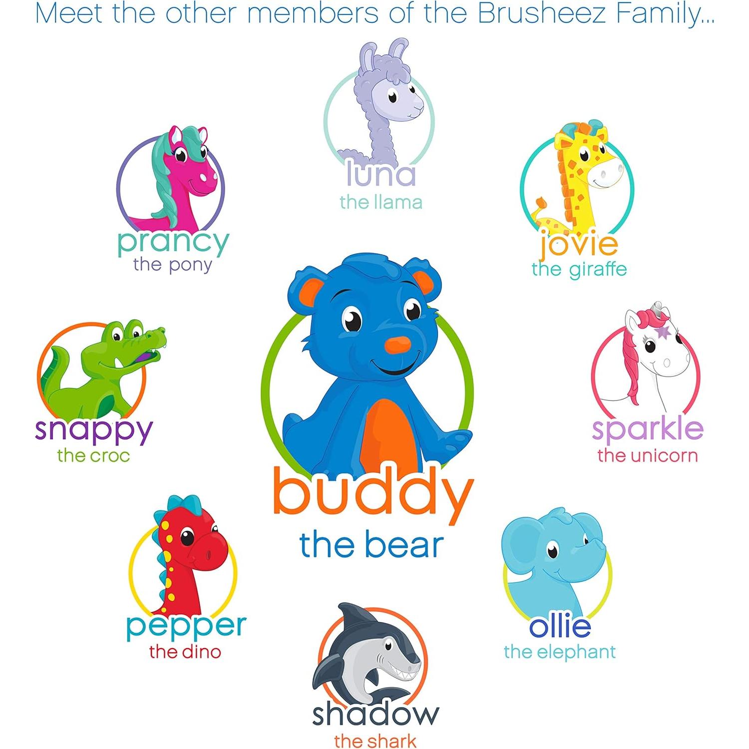 Cabezas de cepillo de repuesto Brusheez Buddy el oso - 2 unidades